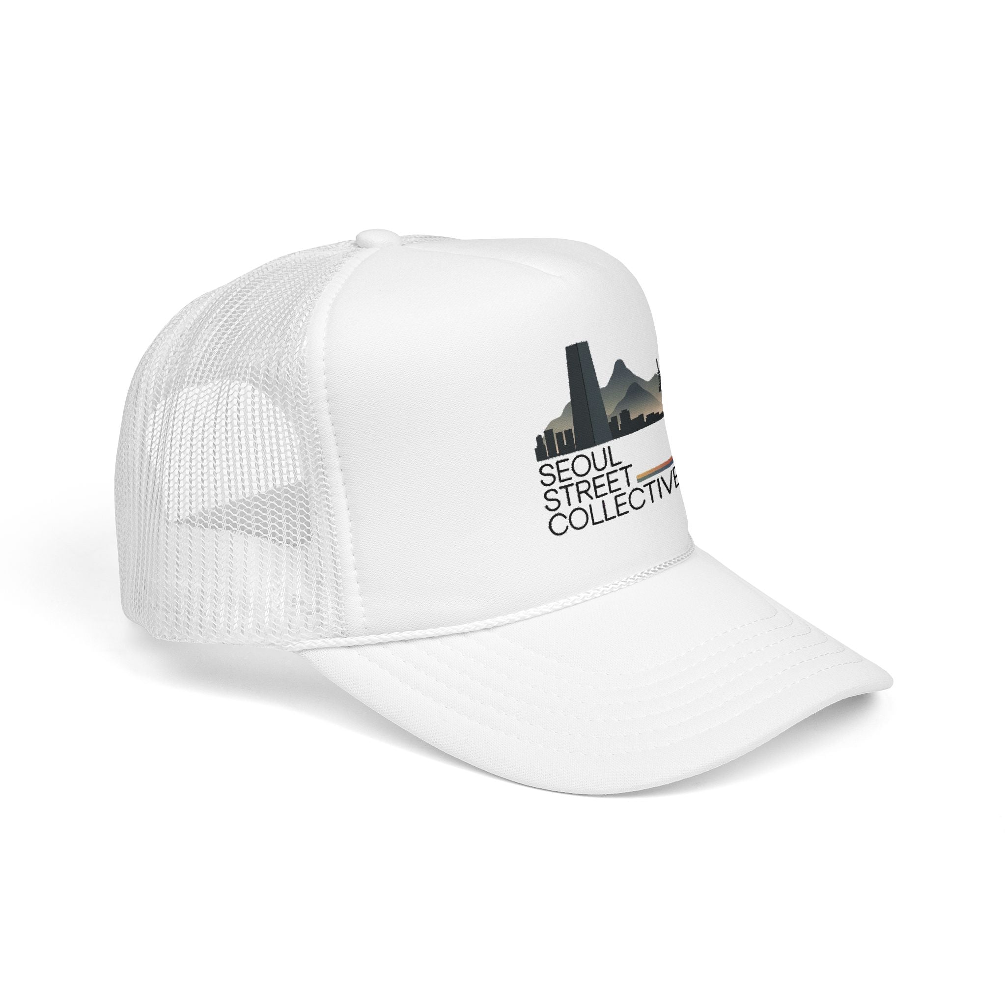 Trucker Hat — Salt Lake City Skyline Vintage Graphic