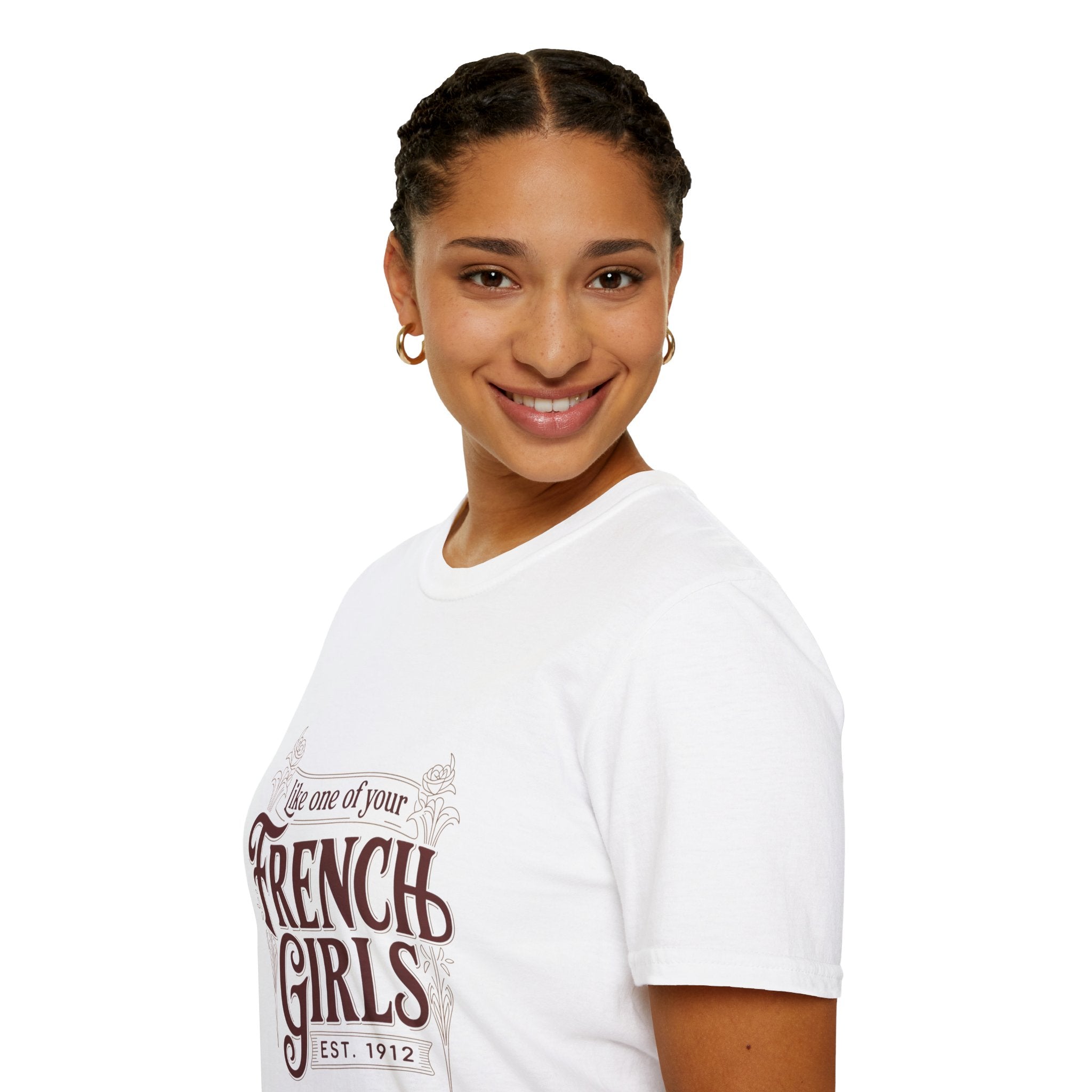 French Girls T-Shirt — "Like One of Your French Girls" Vintage Script Tee