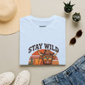 Stay Wild Longhorn T-Shirt — Retro Western Cow Skull Graphic Tee | Noorve | T-Shirt