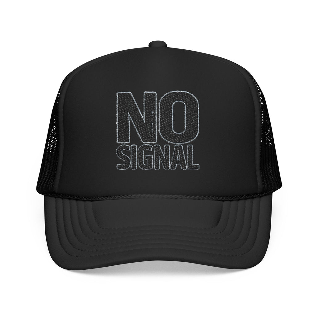 Trucker Hat — NO SIGNAL Distressed Foam Mesh Cap | Noorve | Hats
