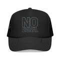 Trucker Hat — NO SIGNAL Distressed Foam Mesh Cap | Noorve | Hats