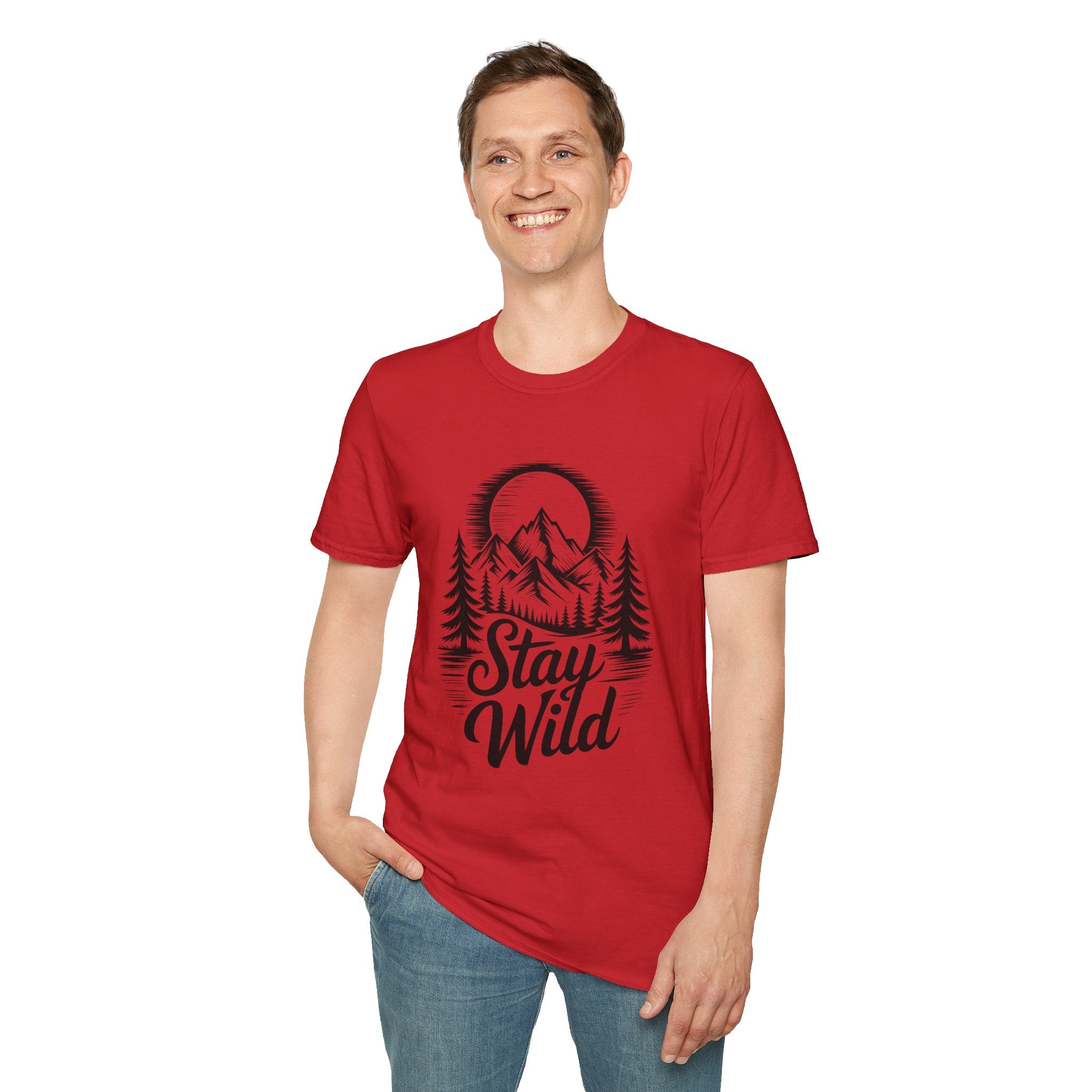 Stay Wild Mountain T-Shirt — Adventure Graphic Tee