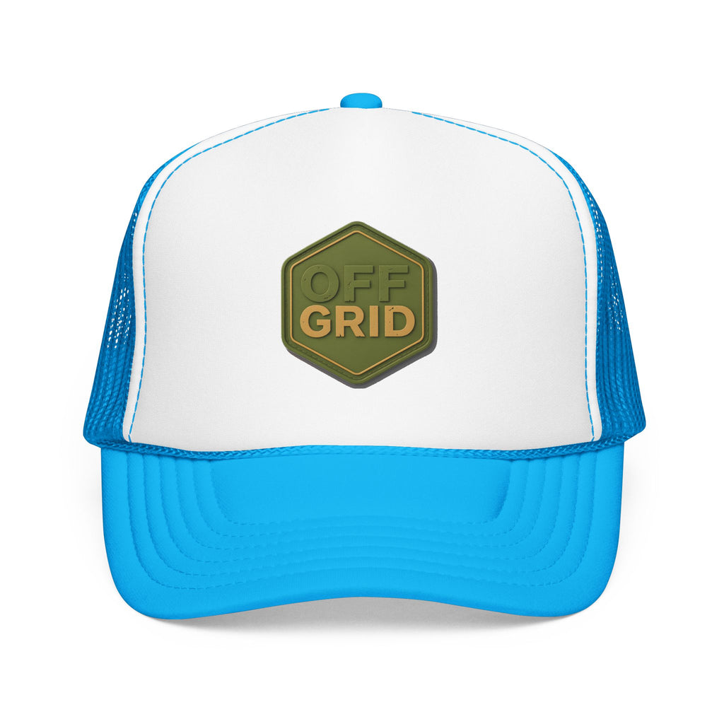 Off Grid Trucker Hat — Outdoor Adventure Foam Mesh Cap | Noorve | Hats