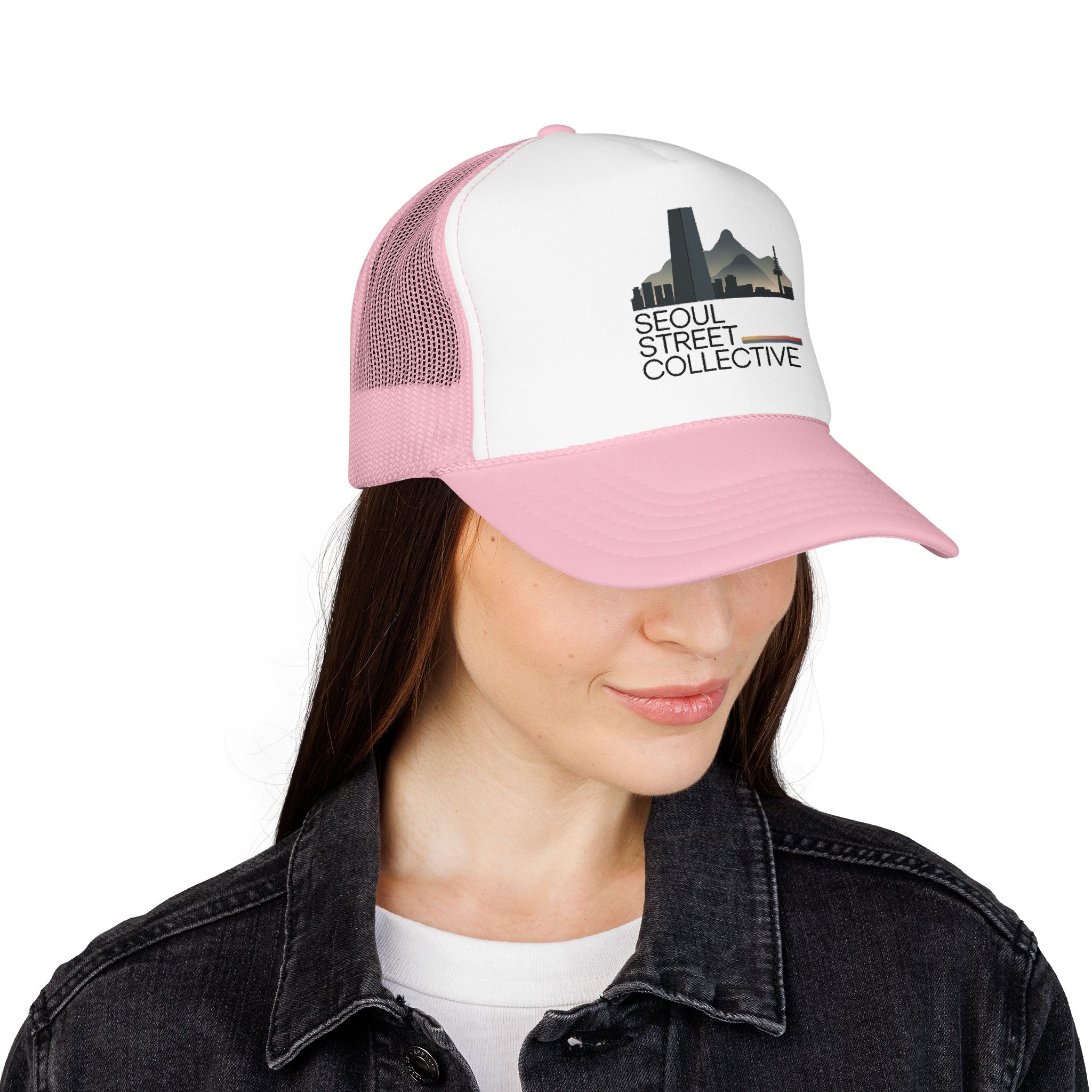 Trucker Hat — Salt Lake City Skyline Vintage Graphic
