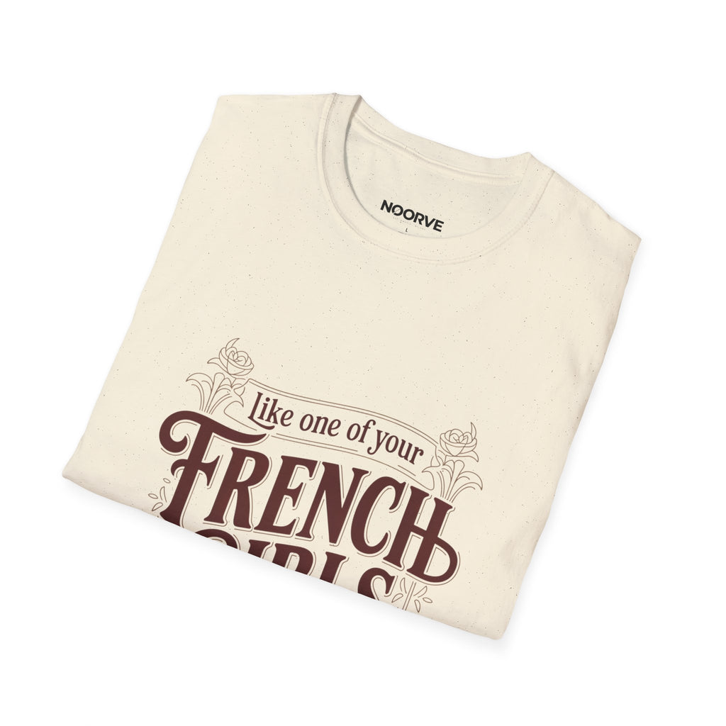 French Girls T-Shirt — "Like One of Your French Girls" Vintage Script Tee