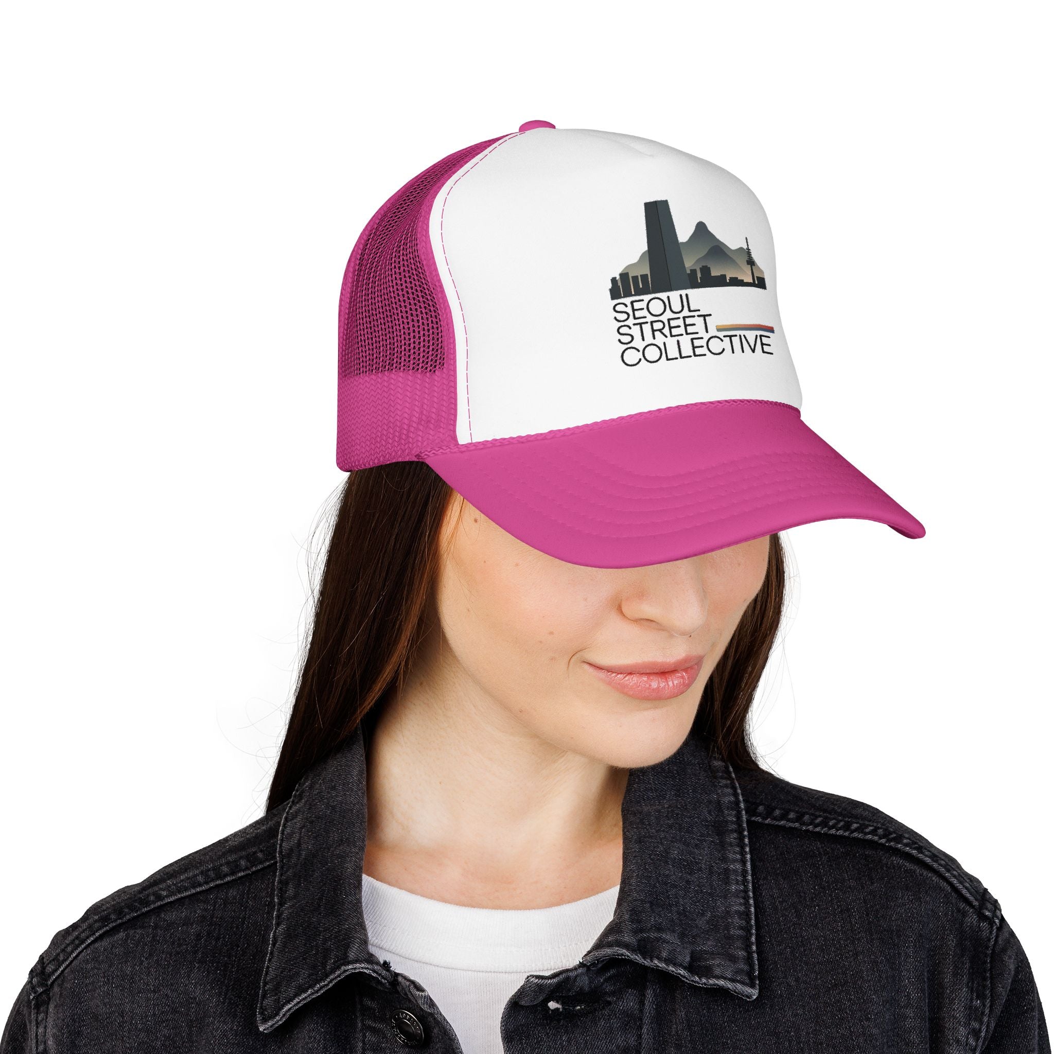 Trucker Hat — Salt Lake City Skyline Vintage Graphic