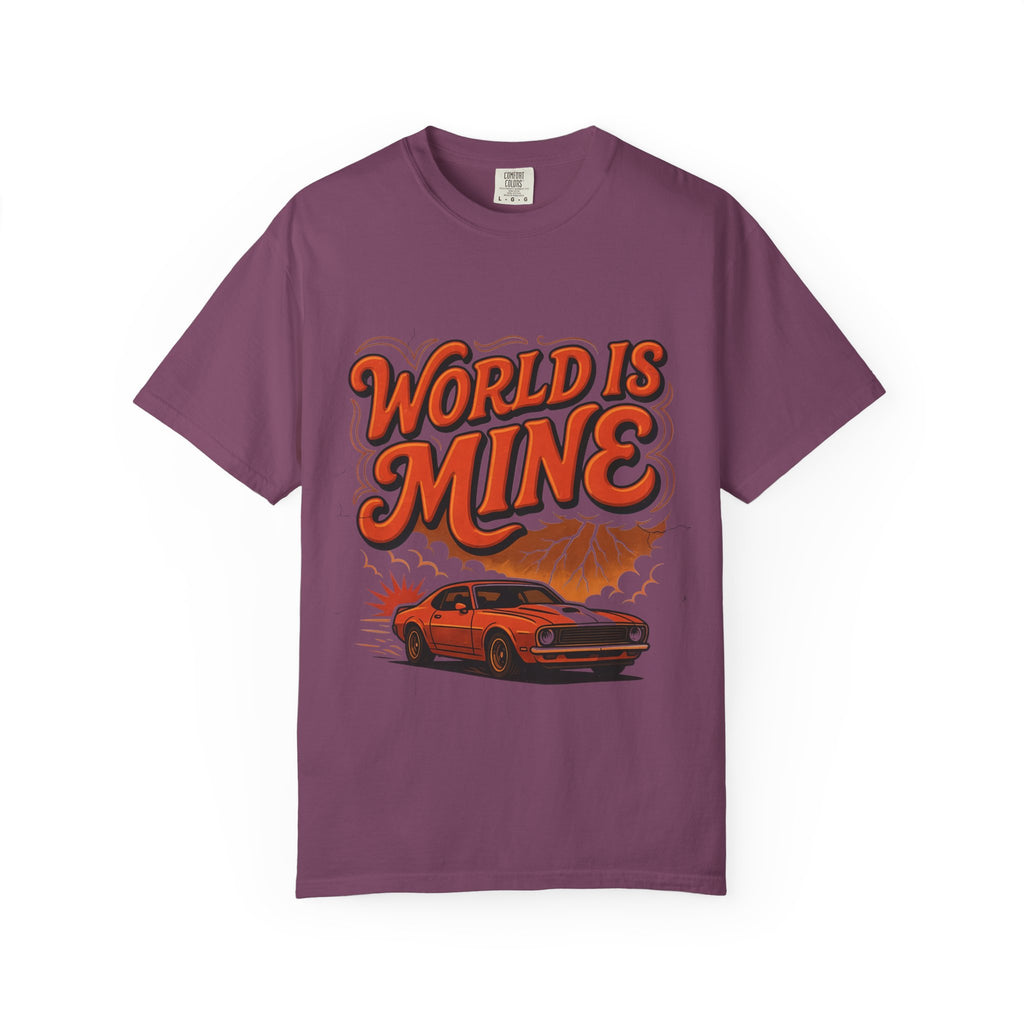 World Is Mine Vintage Muscle Car T-Shirt