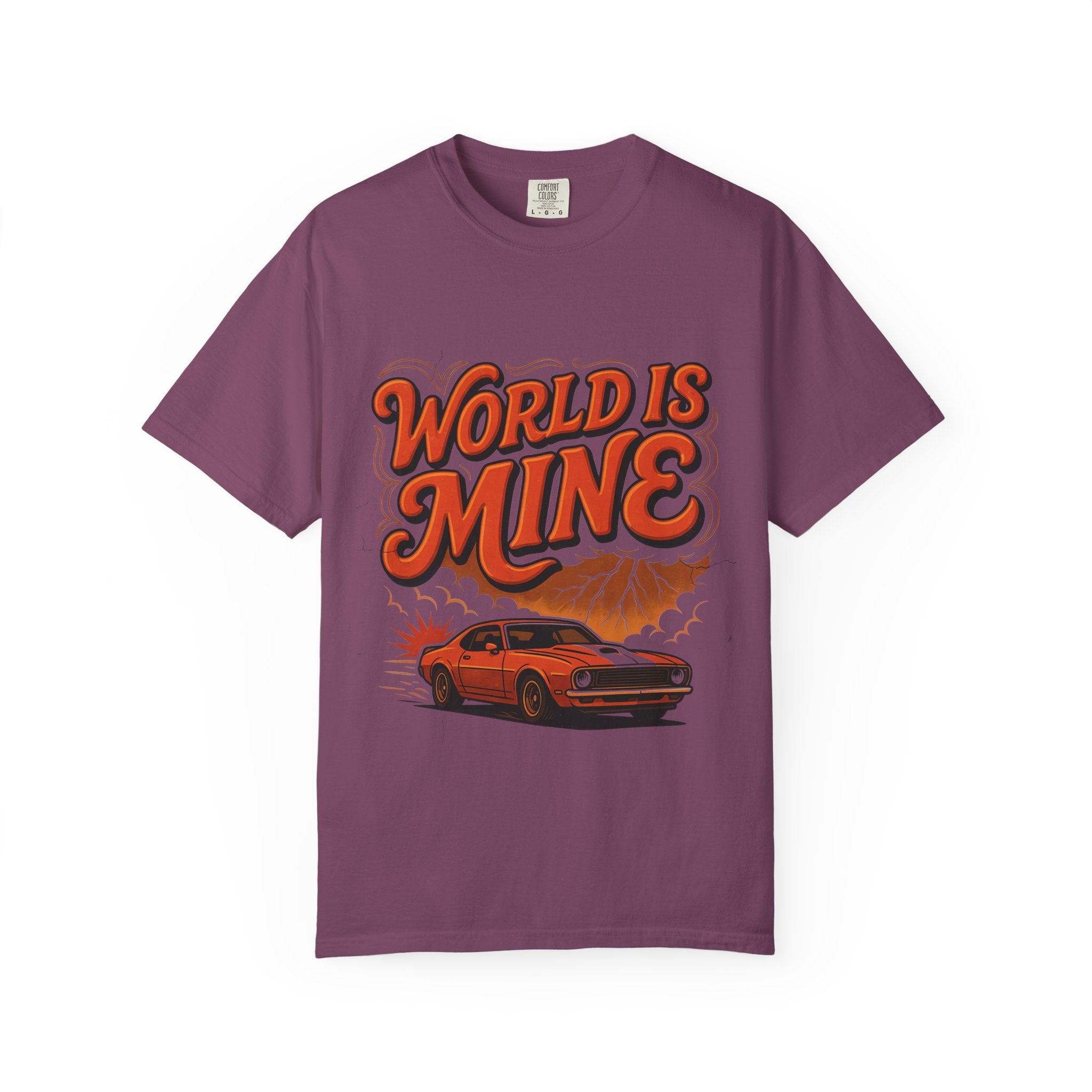 World Is Mine Vintage Muscle Car T-Shirt