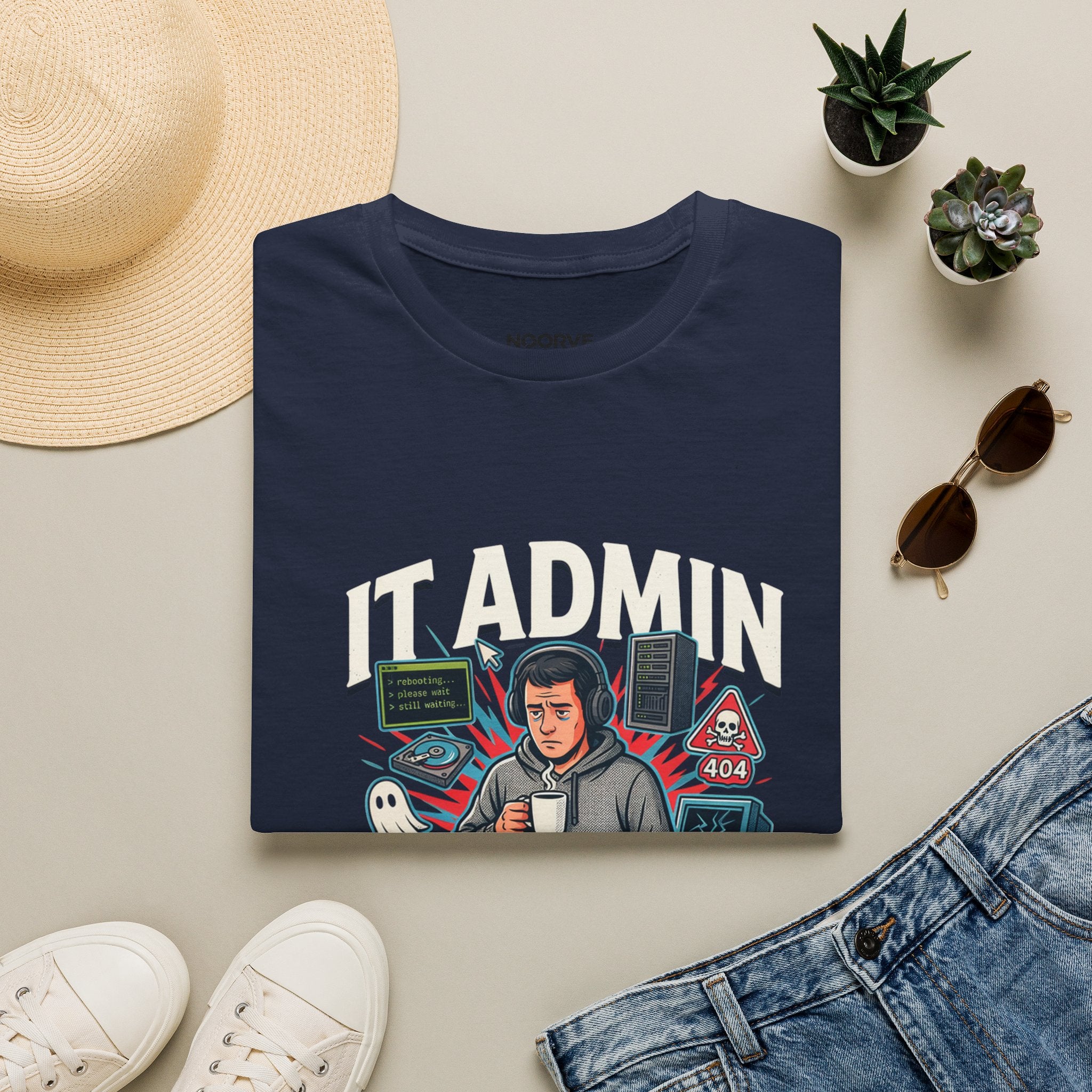 IT Admin T-Shirt – I Fix It If You Break It Graphic Tee for Tech Professionals | Noorve | T-Shirt