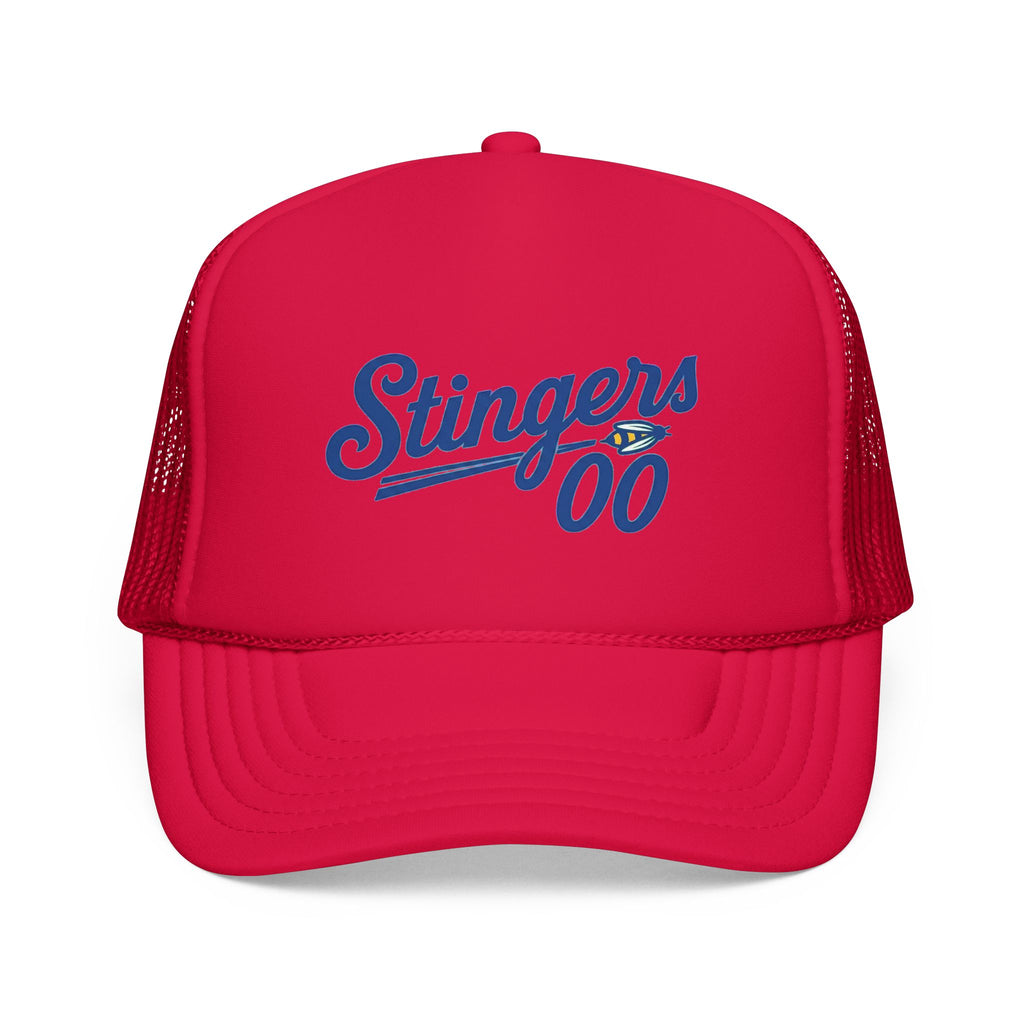 Stingers 00 Foam Trucker Hat — Retro Sports Mesh Cap