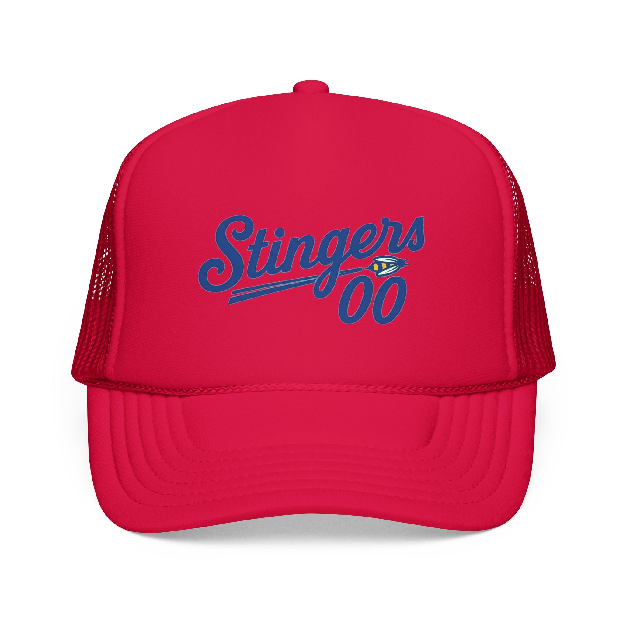 Stingers 00 Foam Trucker Hat — Retro Sports Mesh Cap