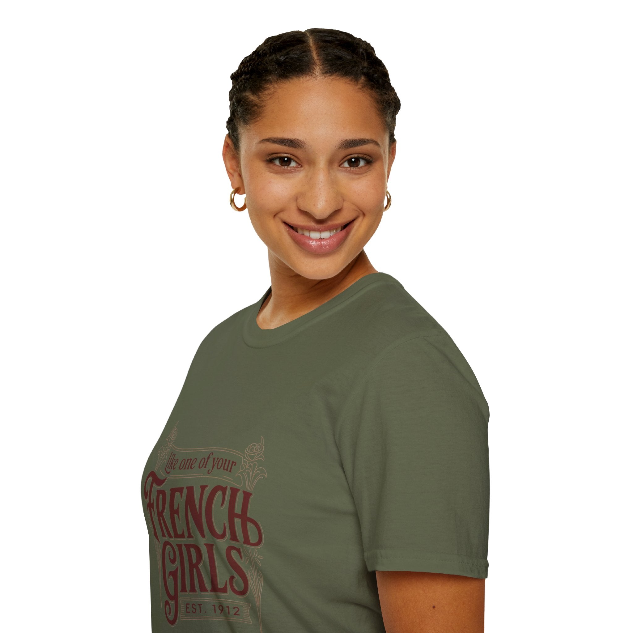 French Girls T-Shirt — "Like One of Your French Girls" Vintage Script Tee