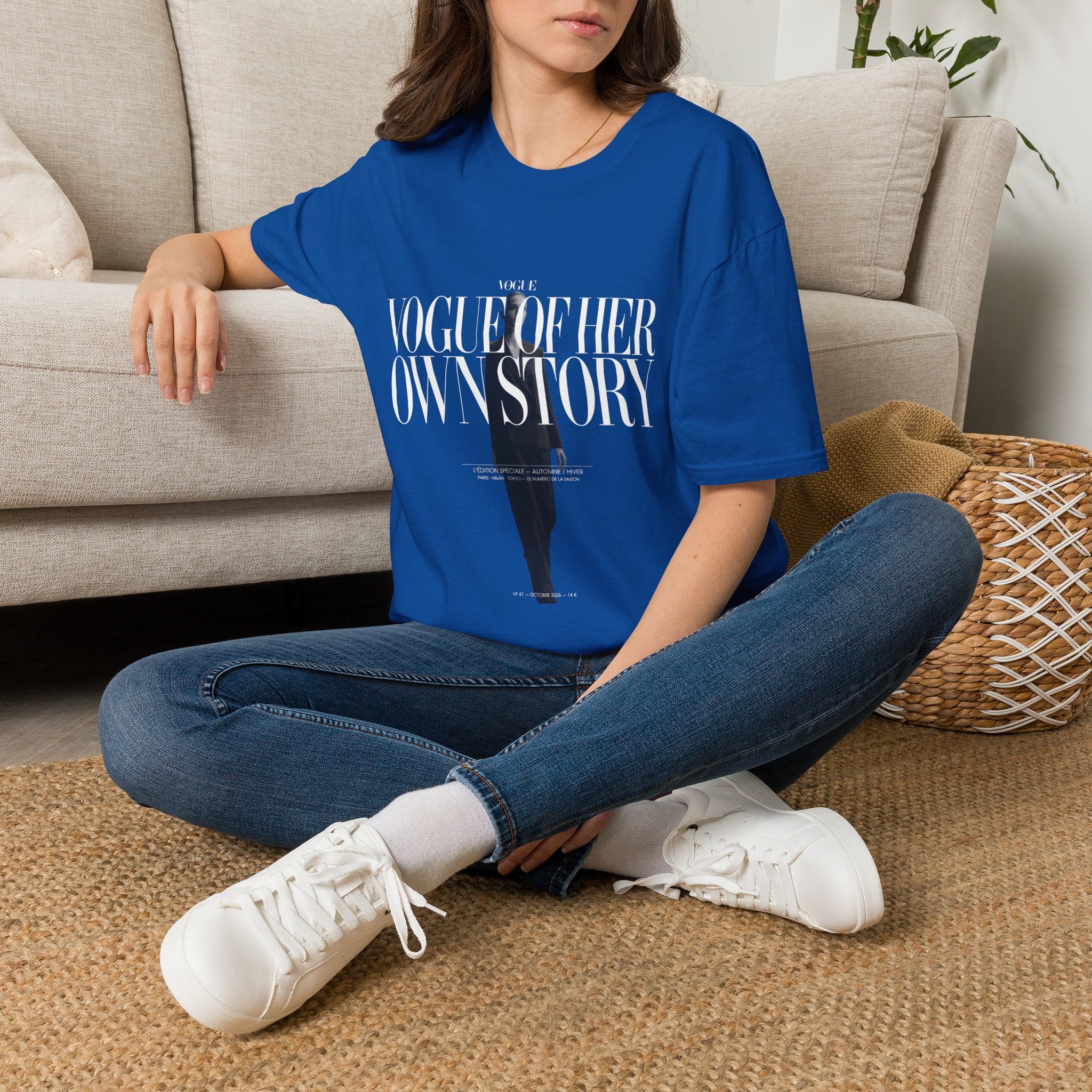 Vogue Of Her Own Story T‑Shirt — Feminine Empowerment Graphic Tee