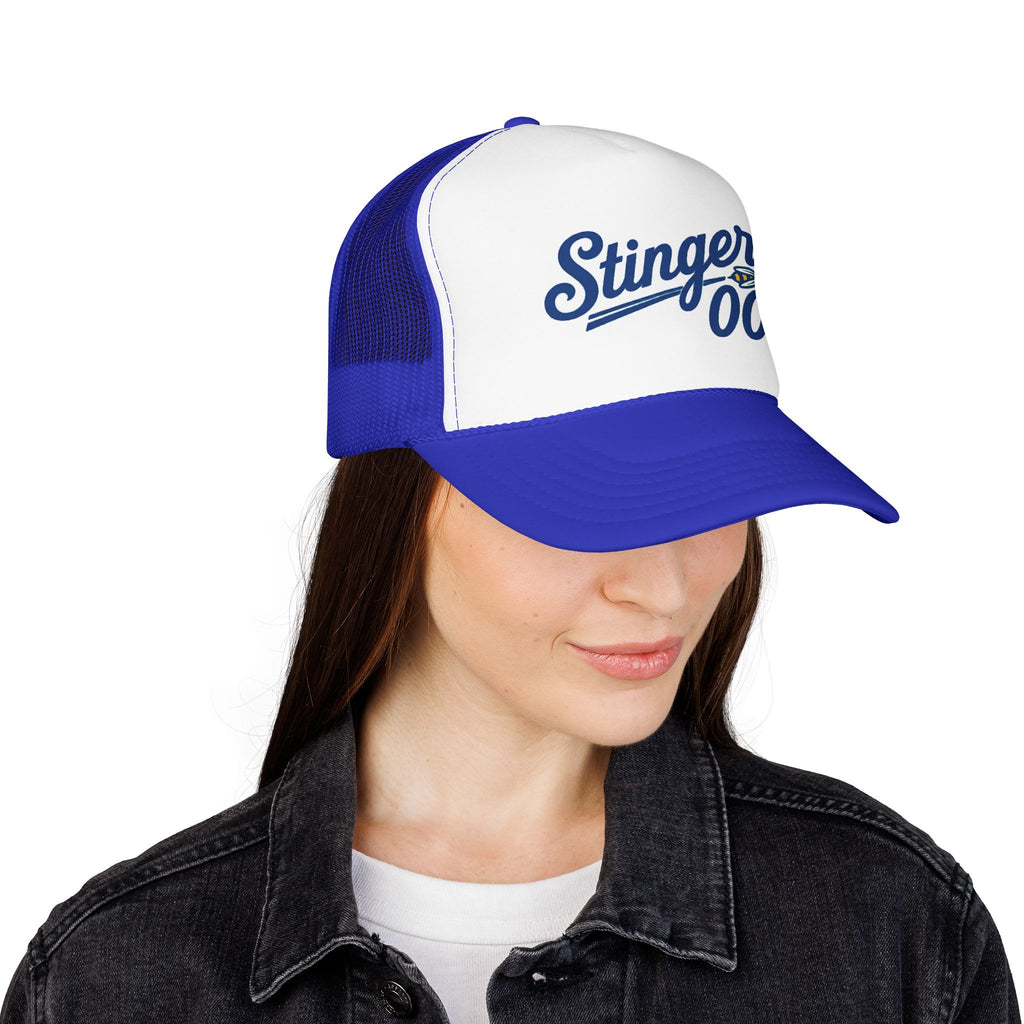 Stingers 00 Foam Trucker Hat — Retro Sports Mesh Cap