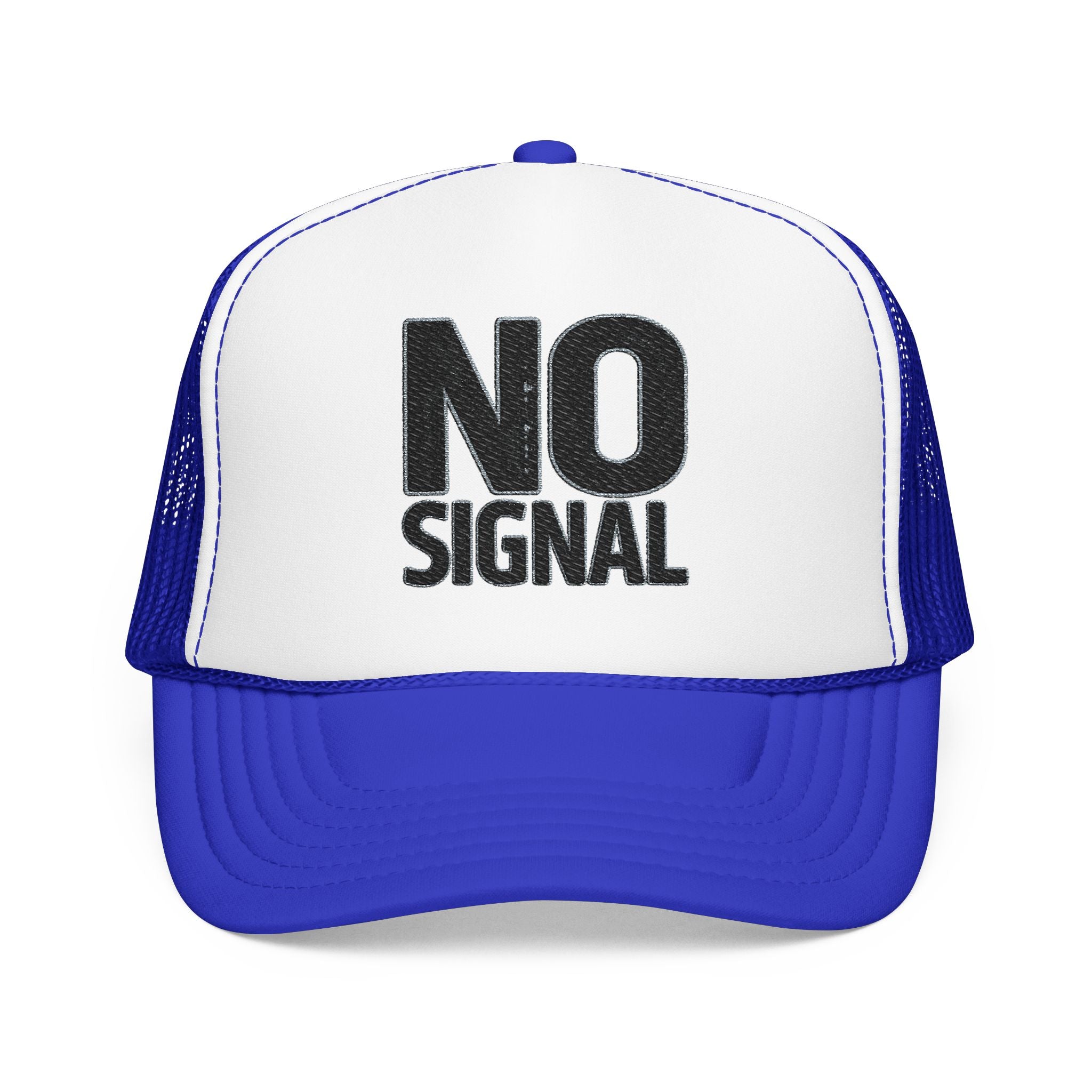 Trucker Hat — NO SIGNAL Distressed Foam Mesh Cap | Noorve | Hats