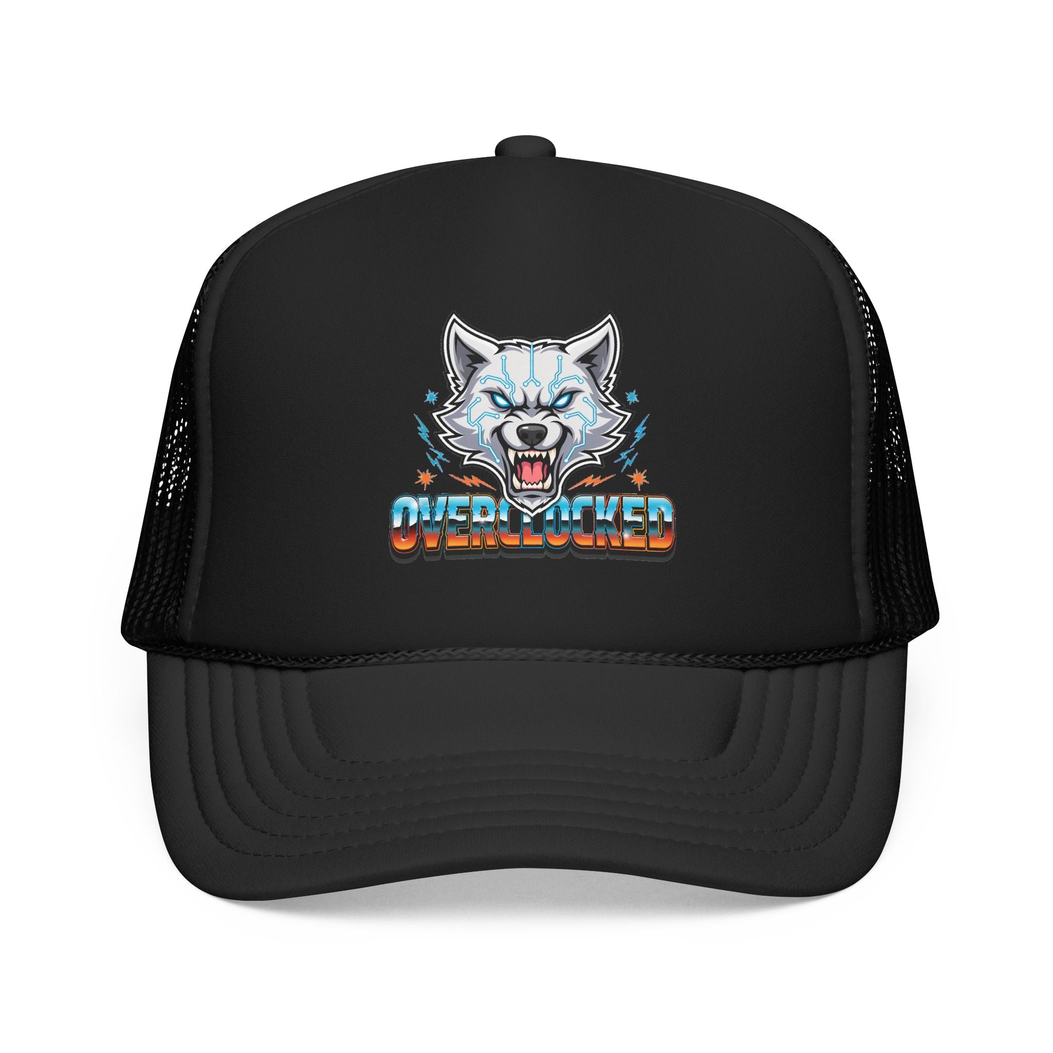 Wolf Trucker Hat — Fierce Arctic Wolf Foam Trucker Cap | Noorve | Hats