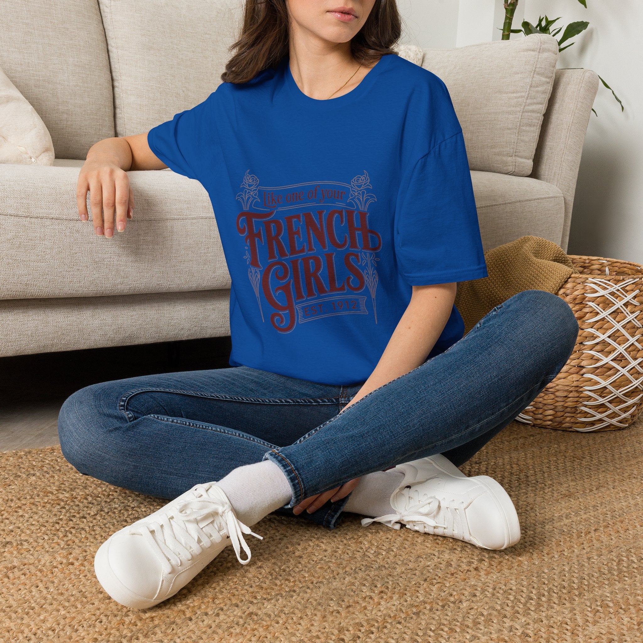 French Girls T-Shirt — "Like One of Your French Girls" Vintage Script Tee