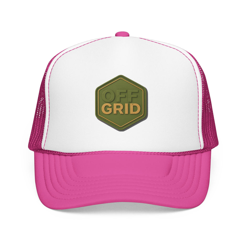 Off Grid Trucker Hat — Outdoor Adventure Foam Mesh Cap | Noorve | Hats
