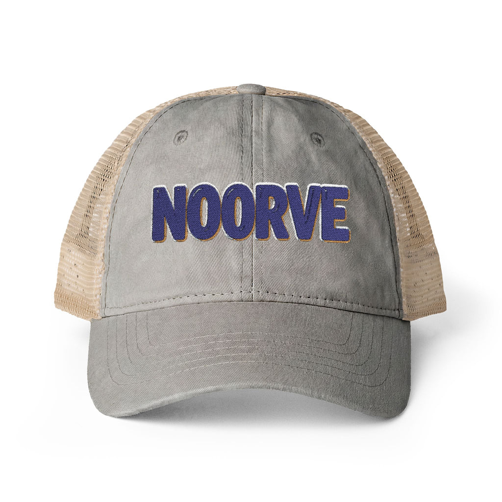 Washed Mesh-Back Cap — Summer Signature Edition | Noorve | Hats