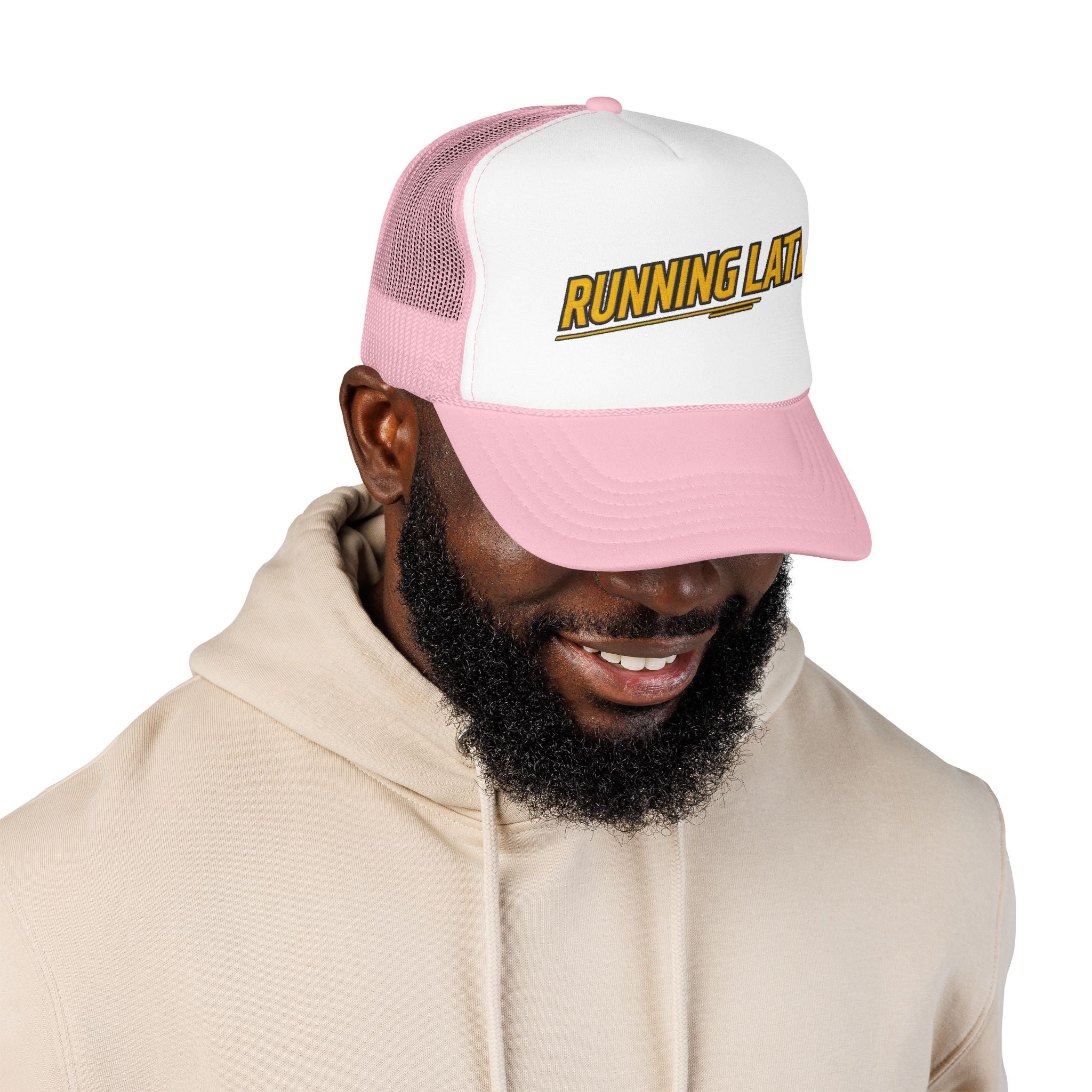 Running Late Trucker Hat — Vintage Mesh Edition