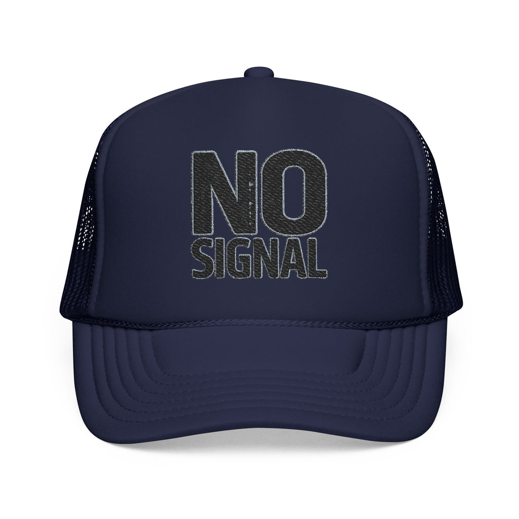 Trucker Hat — NO SIGNAL Distressed Foam Mesh Cap | Noorve | Hats