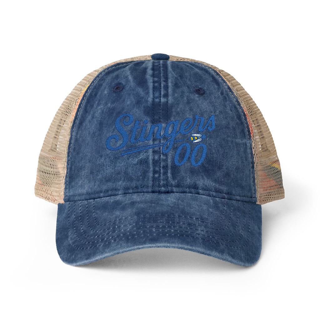 Black Leopard Print Washed Mesh-Back Cap | Noorve | Hats