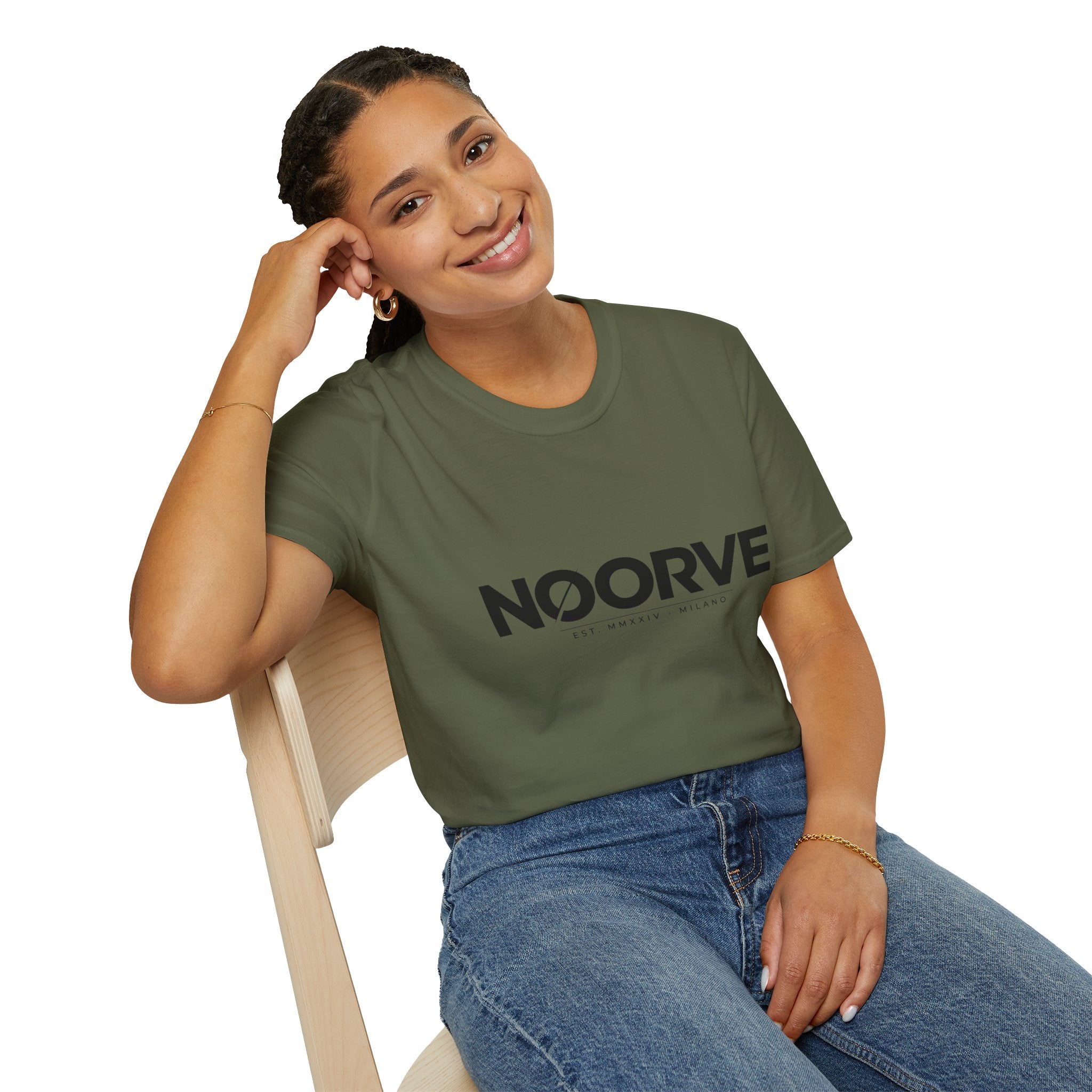 NOORVE Logo T-Shirt — Minimalist Milano Graphic Tee