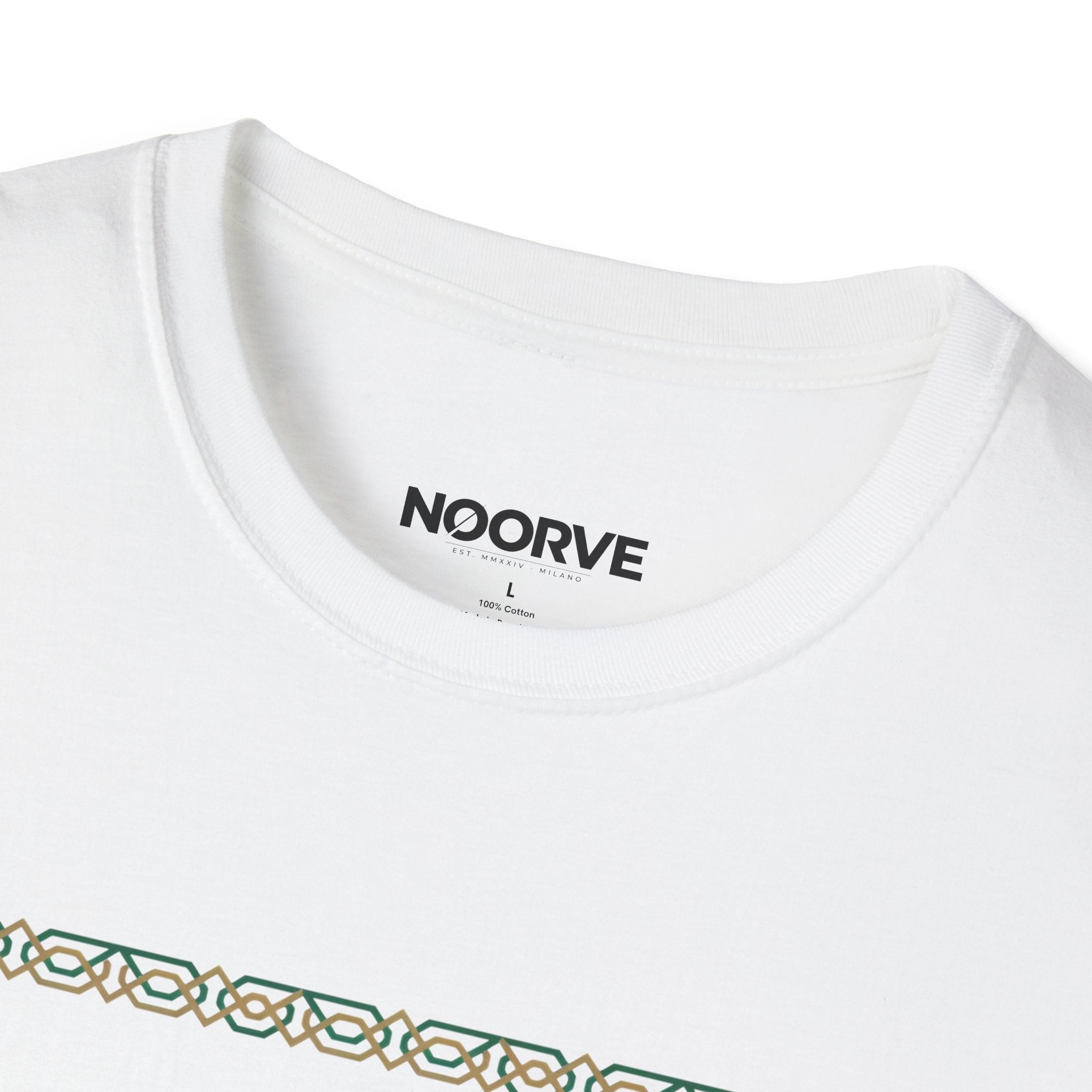 Arabic 'Ishq' Graphic T-Shirt — Romantic Calligraphy Floral Tee | Noorve | T-Shirt