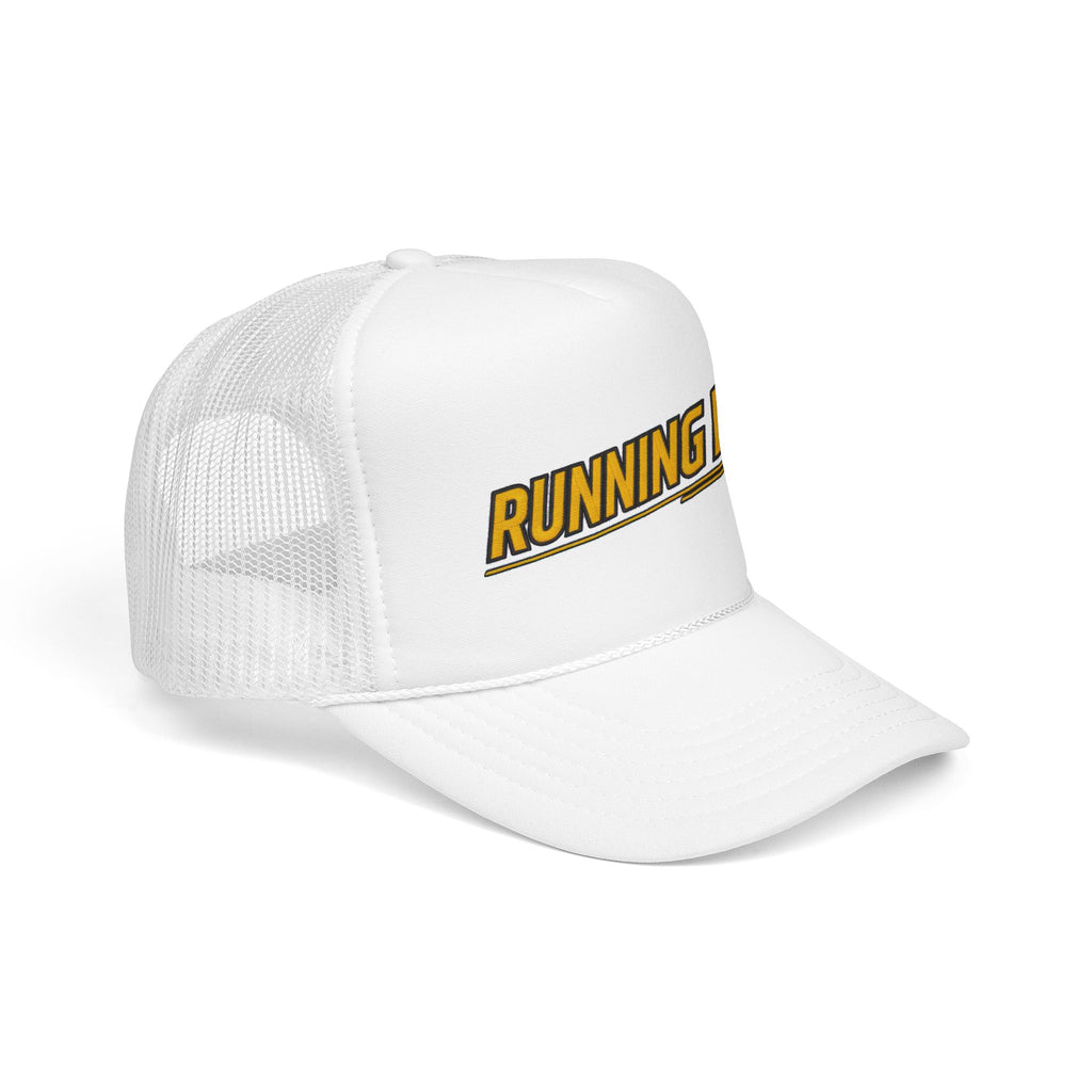 Running Late Trucker Hat — Vintage Mesh Edition