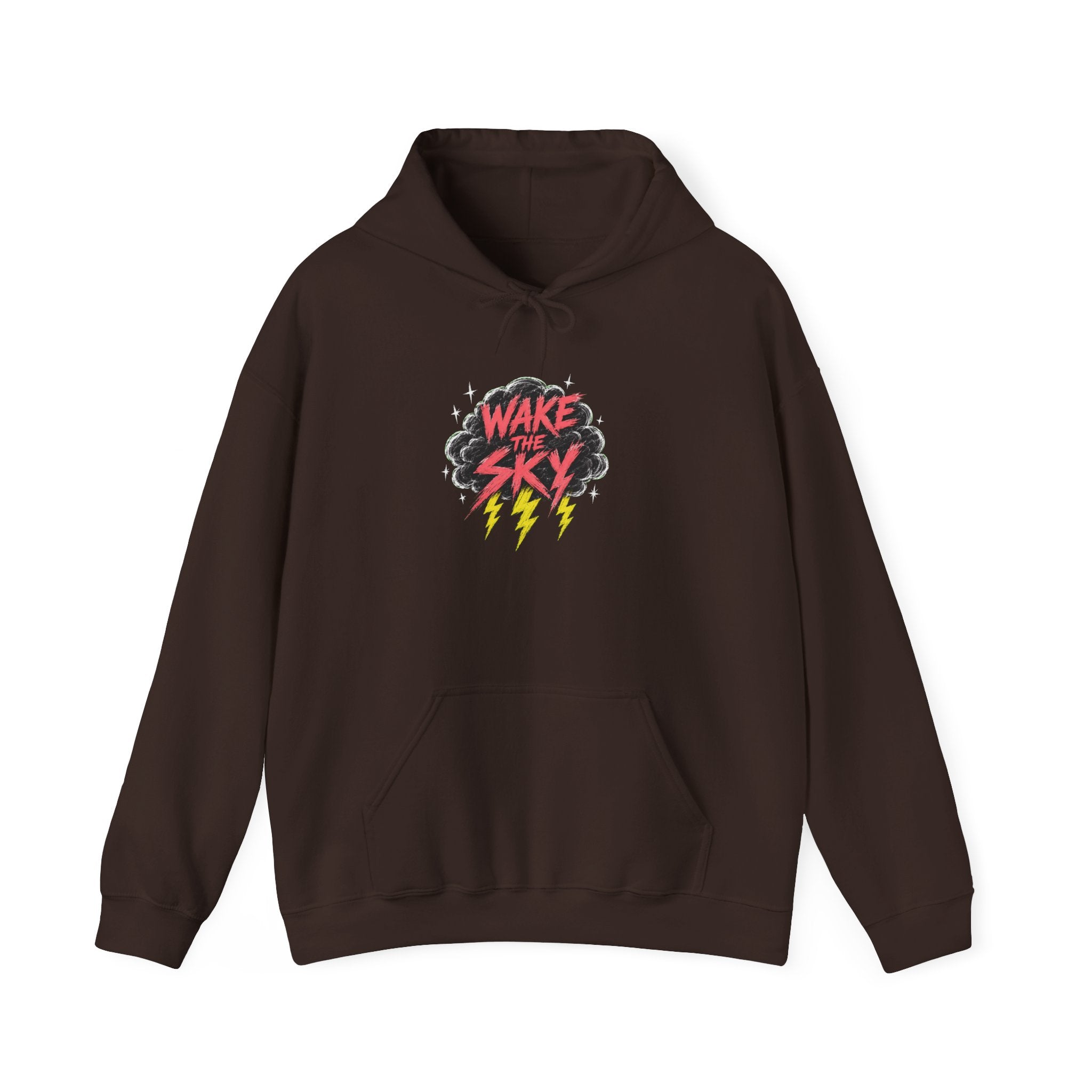 Midnight Snack Crew Hoodie — 'Wake the Sky' Raccoon Graphic Hooded Sweatshirt | Noorve | Hoodie
