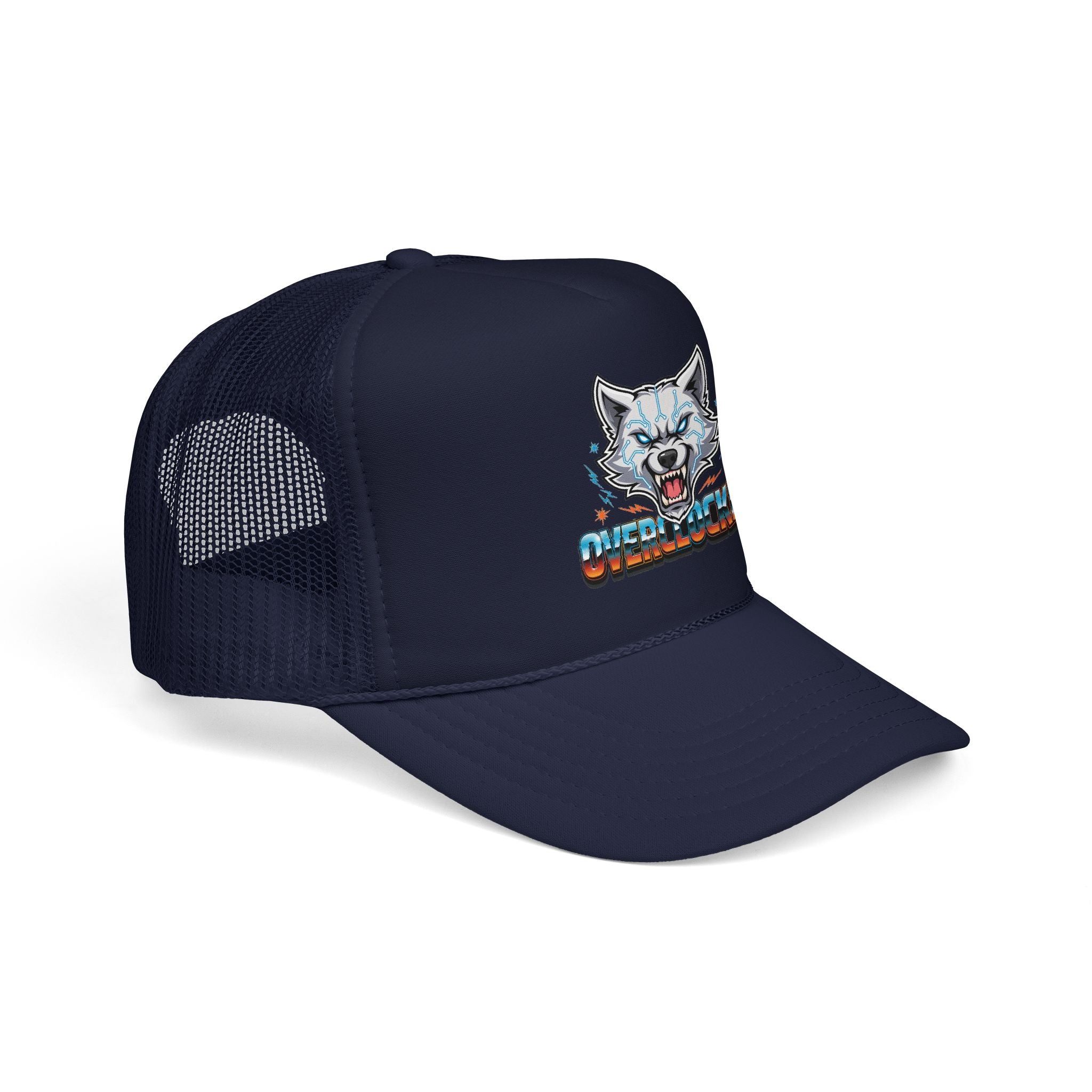 Wolf Trucker Hat — Fierce Arctic Wolf Foam Trucker Cap