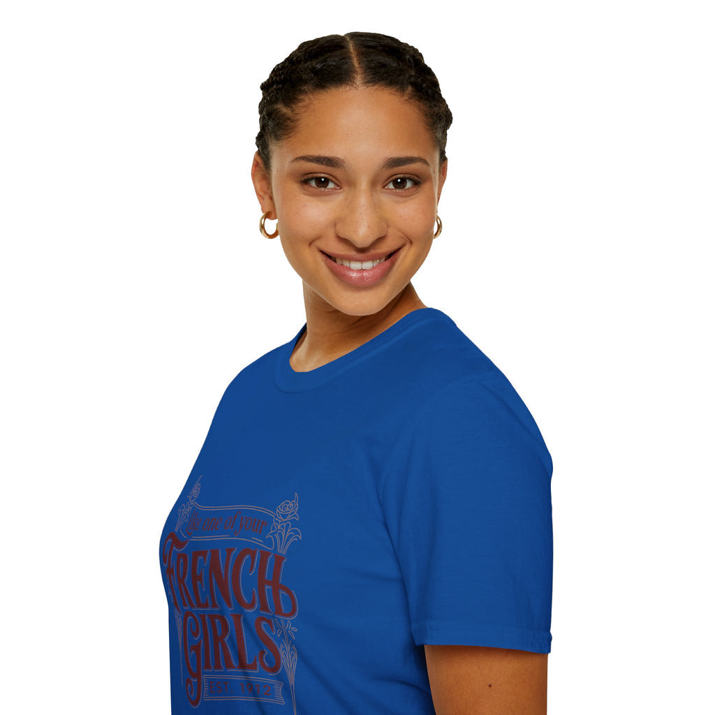 French Girls T-Shirt — "Like One of Your French Girls" Vintage Script Tee