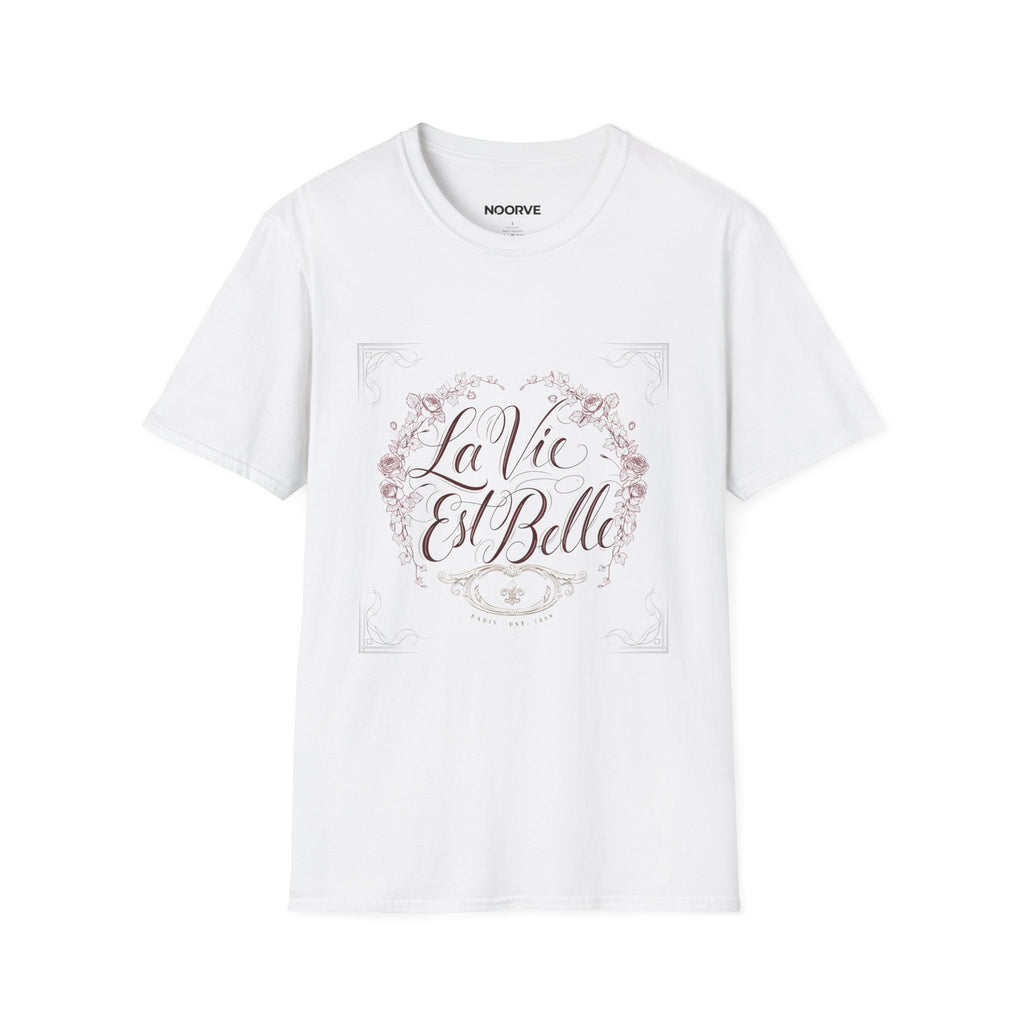 La Vie Est Belle Floral T-Shirt | Noorve | T-Shirt