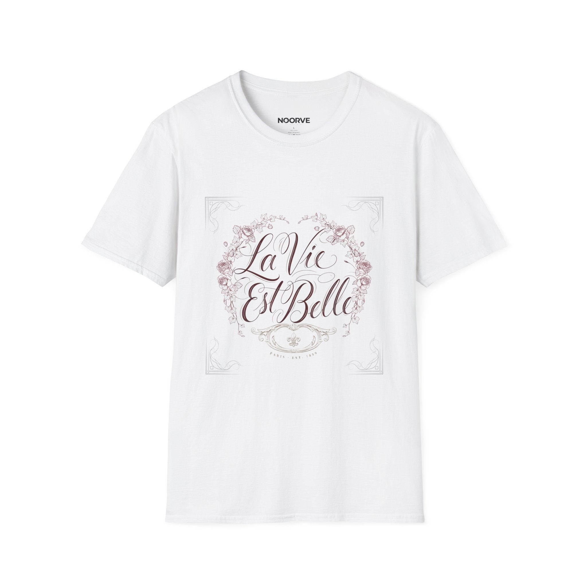 La Vie Est Belle Floral T-Shirt | Noorve | T-Shirt