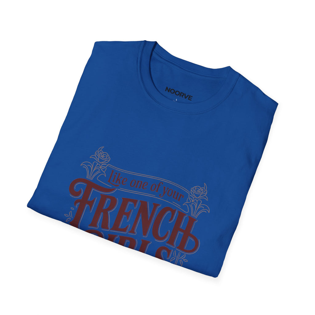 French Girls T-Shirt — "Like One of Your French Girls" Vintage Script Tee