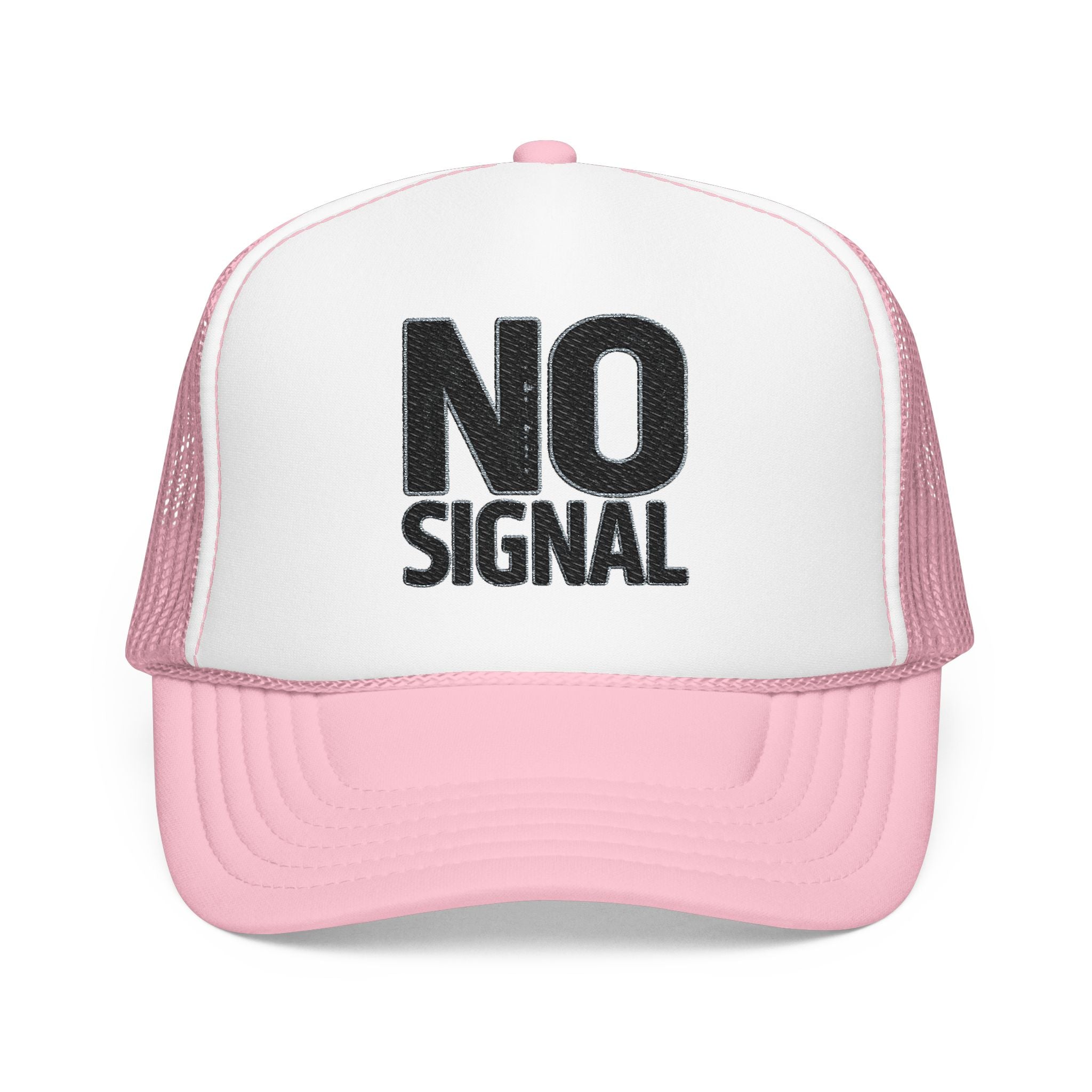 Trucker Hat — NO SIGNAL Distressed Foam Mesh Cap | Noorve | Hats