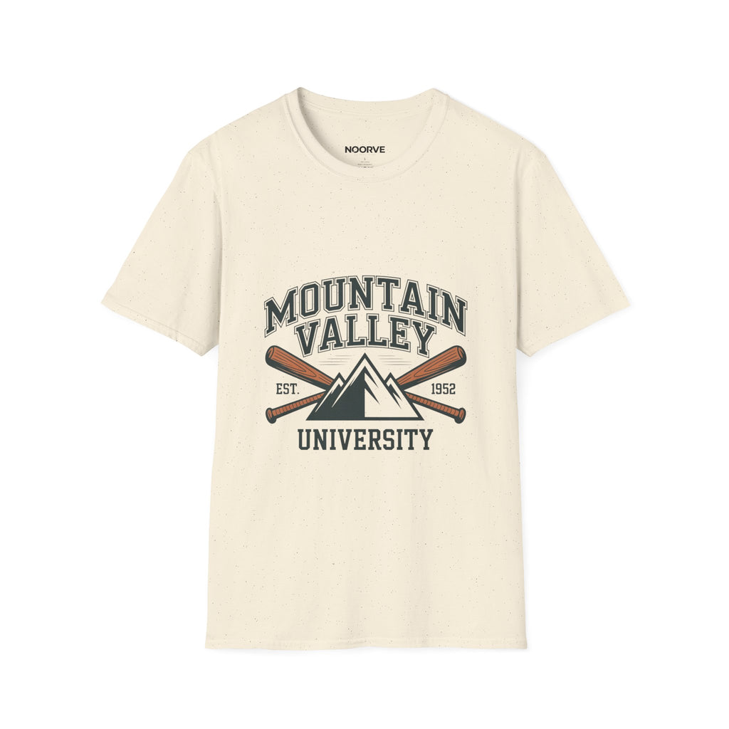 Mountain Valley University T‑Shirt — Vintage Collegiate Outdoor Tee
