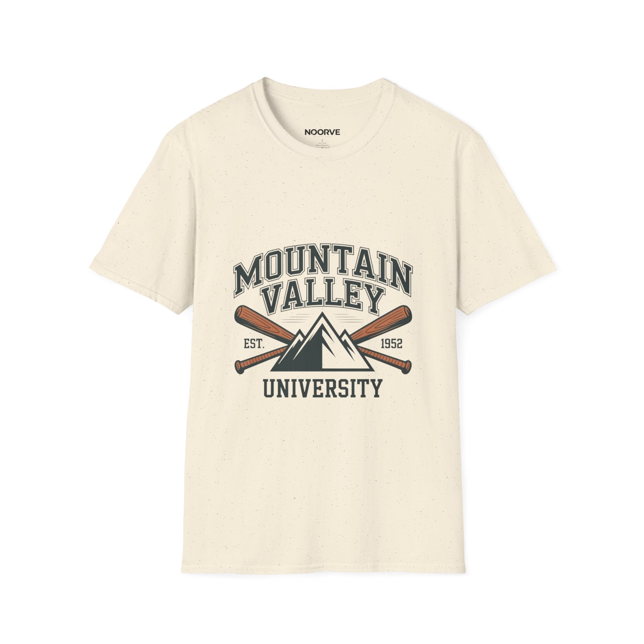 Mountain Valley University T‑Shirt — Vintage Collegiate Outdoor Tee