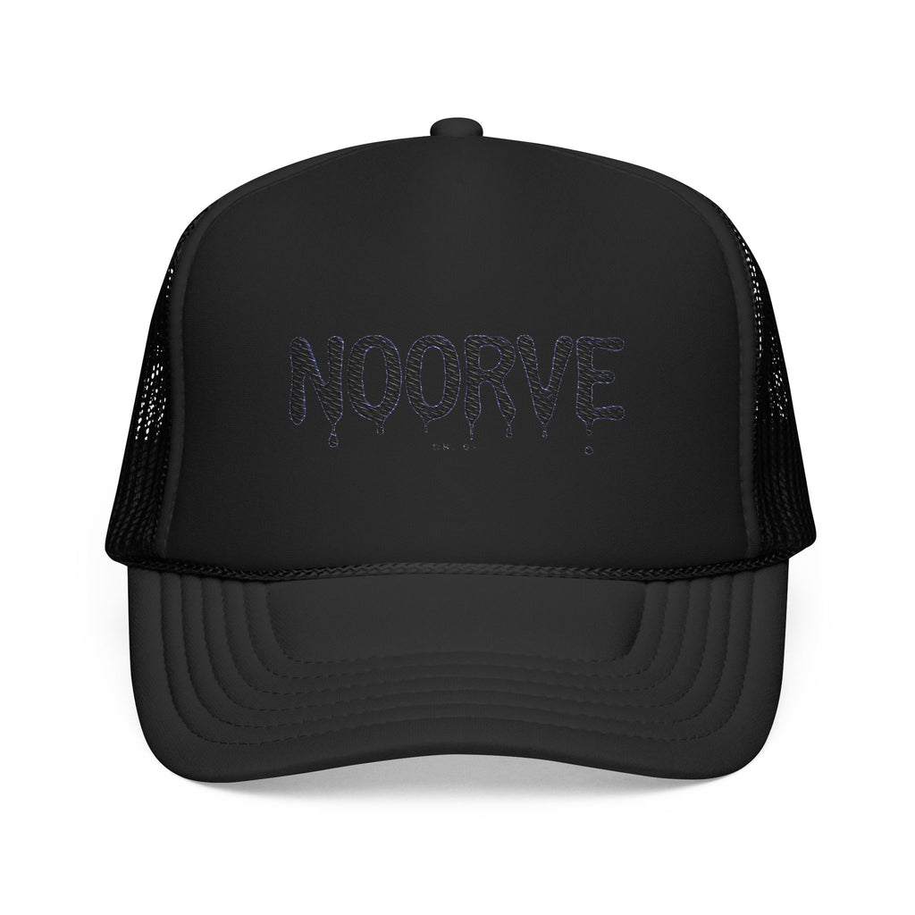 Drip Logo Trucker Hat — Noorvé Glimmer Foam Cap | Noorve | Hats