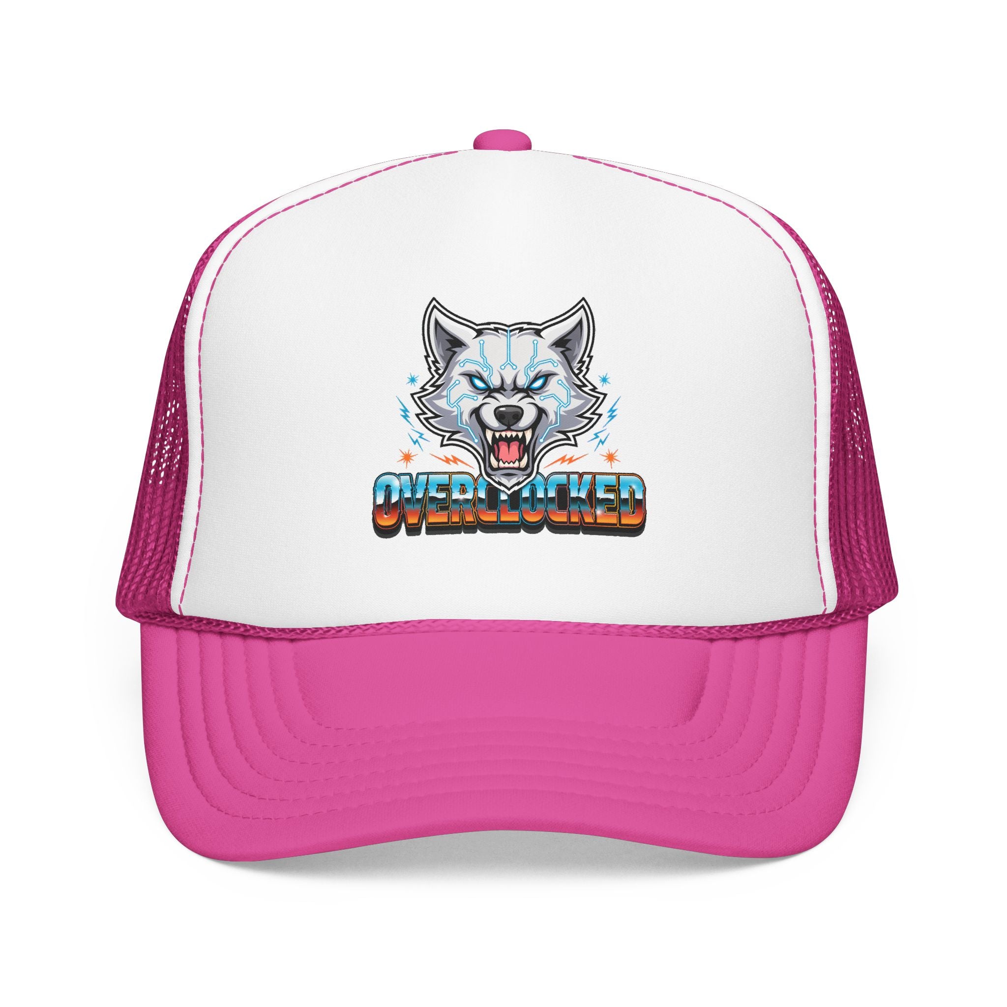 Wolf Trucker Hat — Fierce Arctic Wolf Foam Trucker Cap | Noorve | Hats