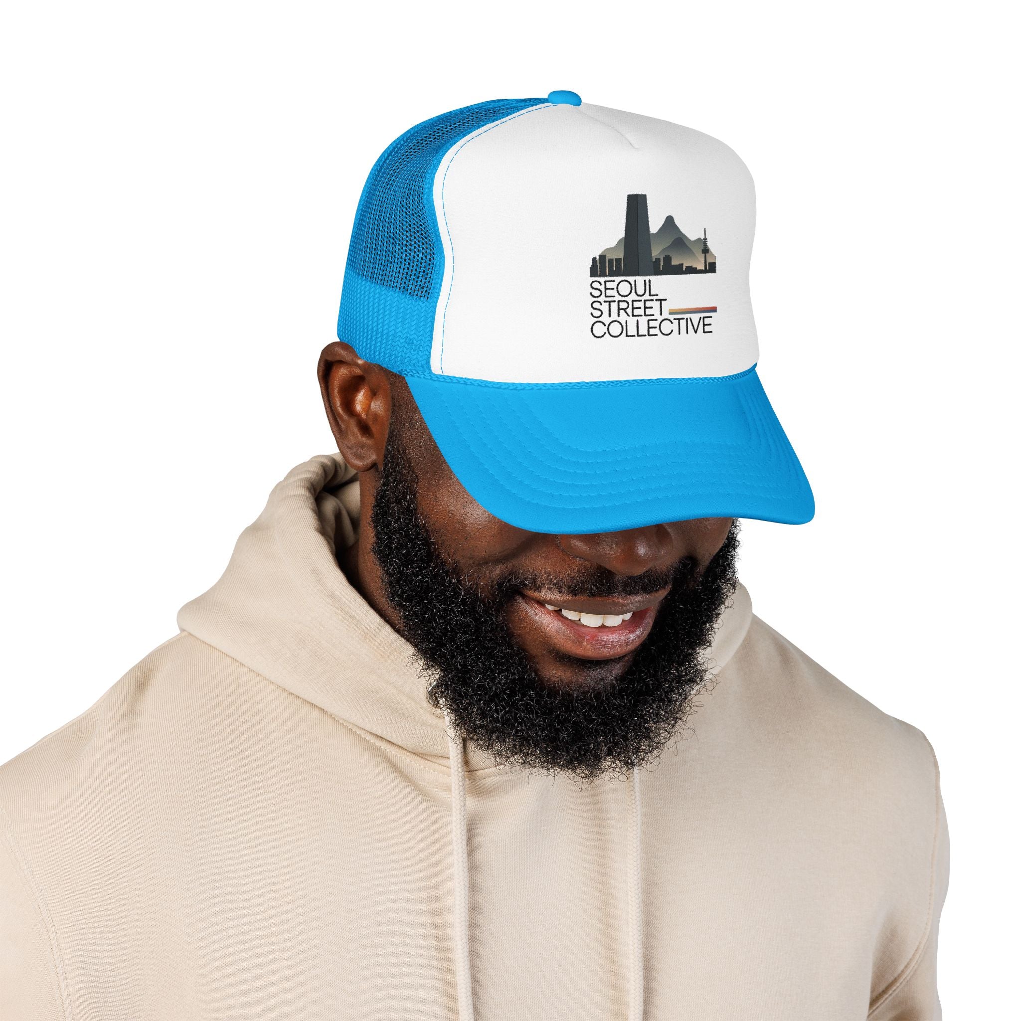 Trucker Hat — Salt Lake City Skyline Vintage Graphic