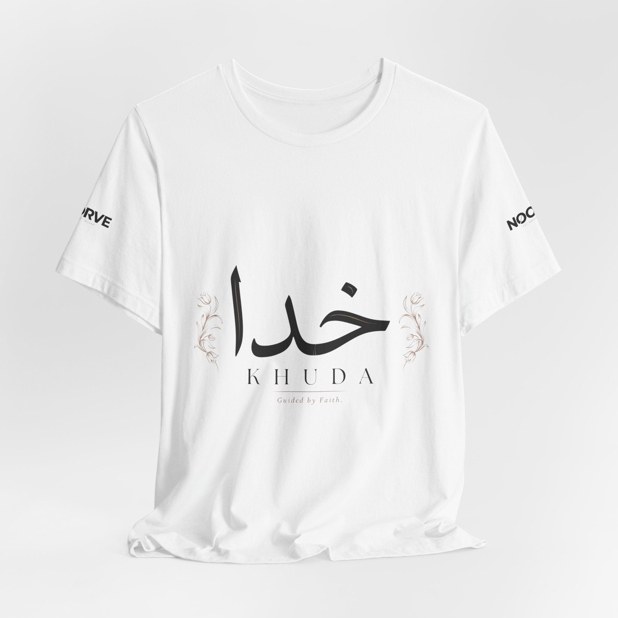 Khuda Script Tee — Islamic Calligraphy Arabic “Khuda” T‑Shirt