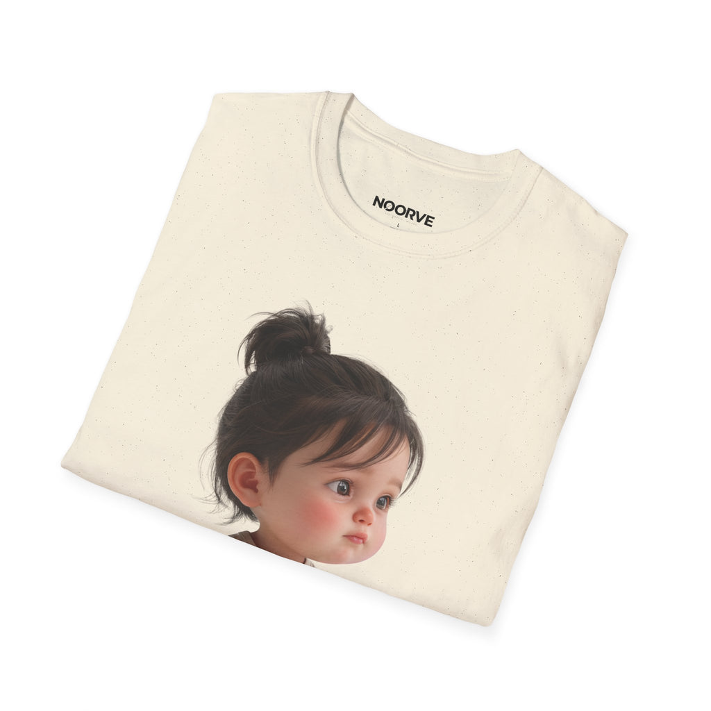 Cute Toddler Portrait T-Shirt — Adorable Baby Face Graphic Tee