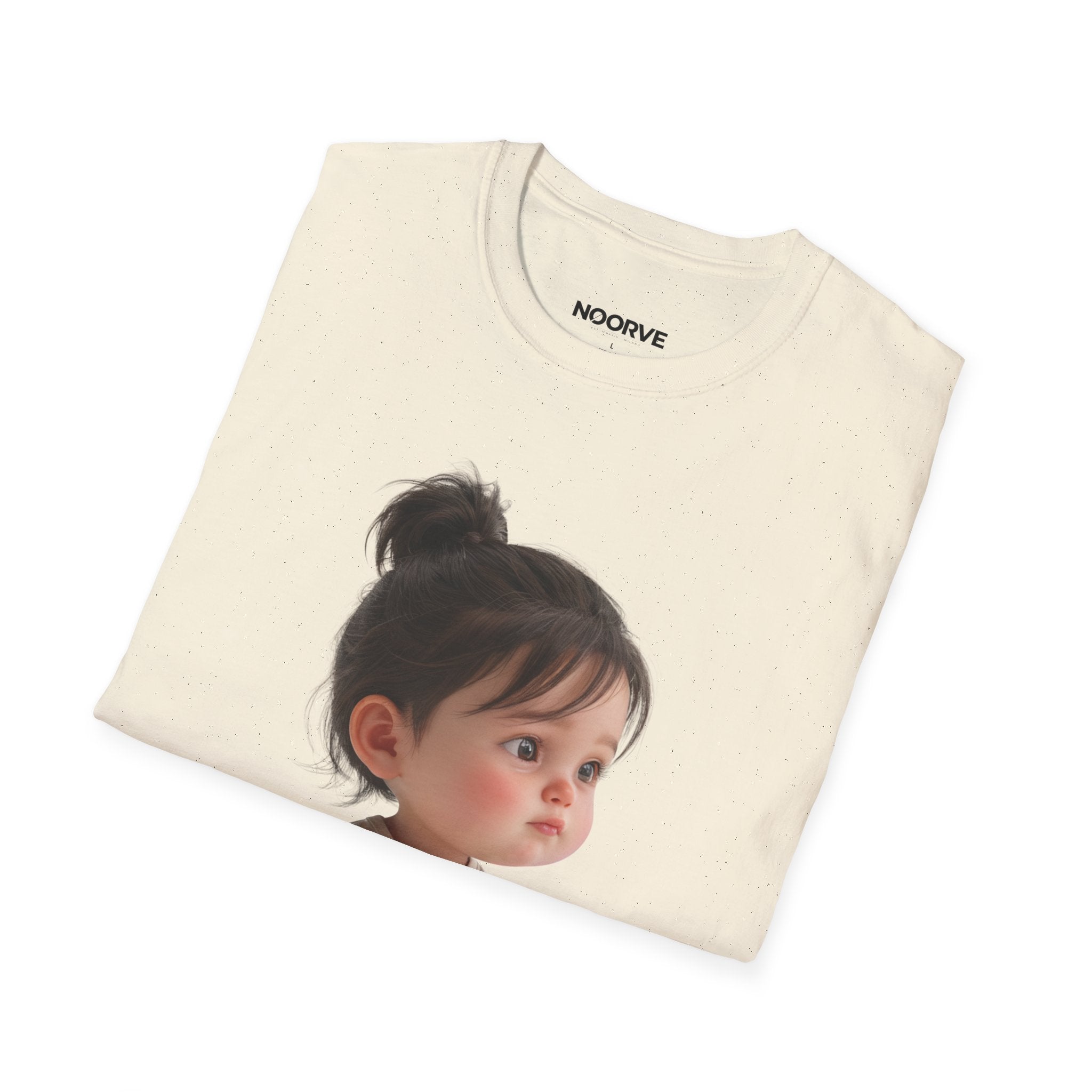 Cute Toddler Portrait T-Shirt — Adorable Baby Face Graphic Tee