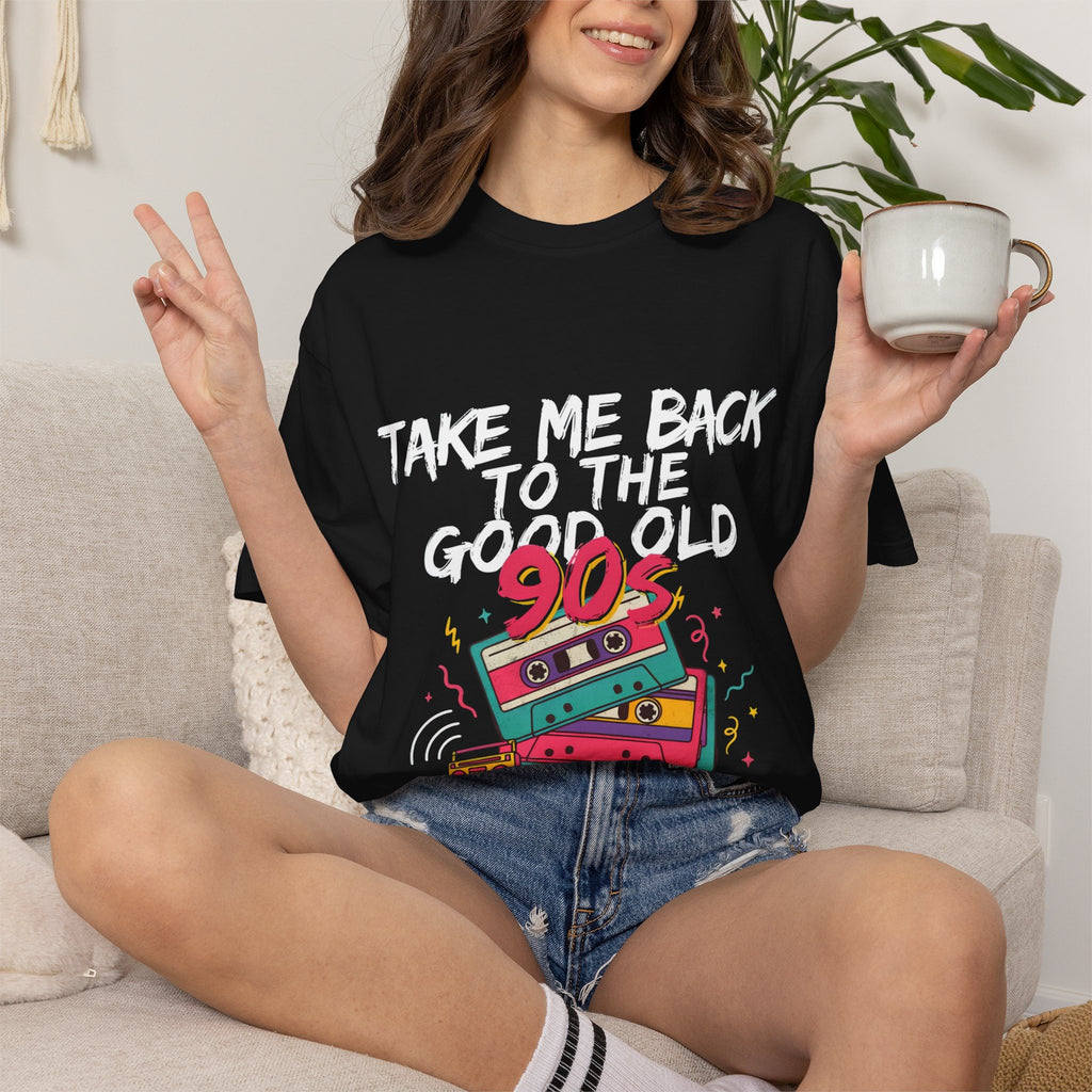 90s Retro Cassette T-Shirt — "Take Me Back to the Good Old 90s"