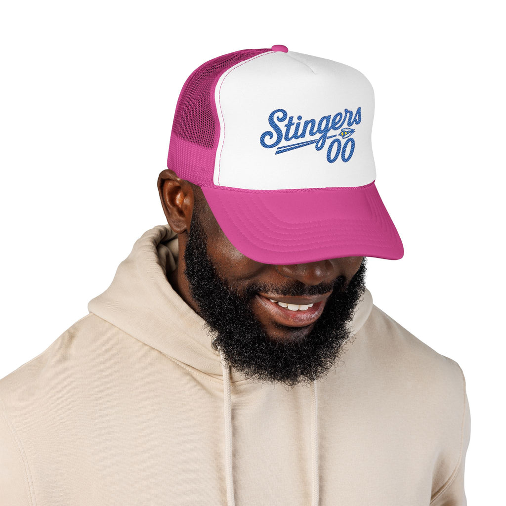 Stingers '00 Trucker Hat — Vintage Script Foam Mesh Cap