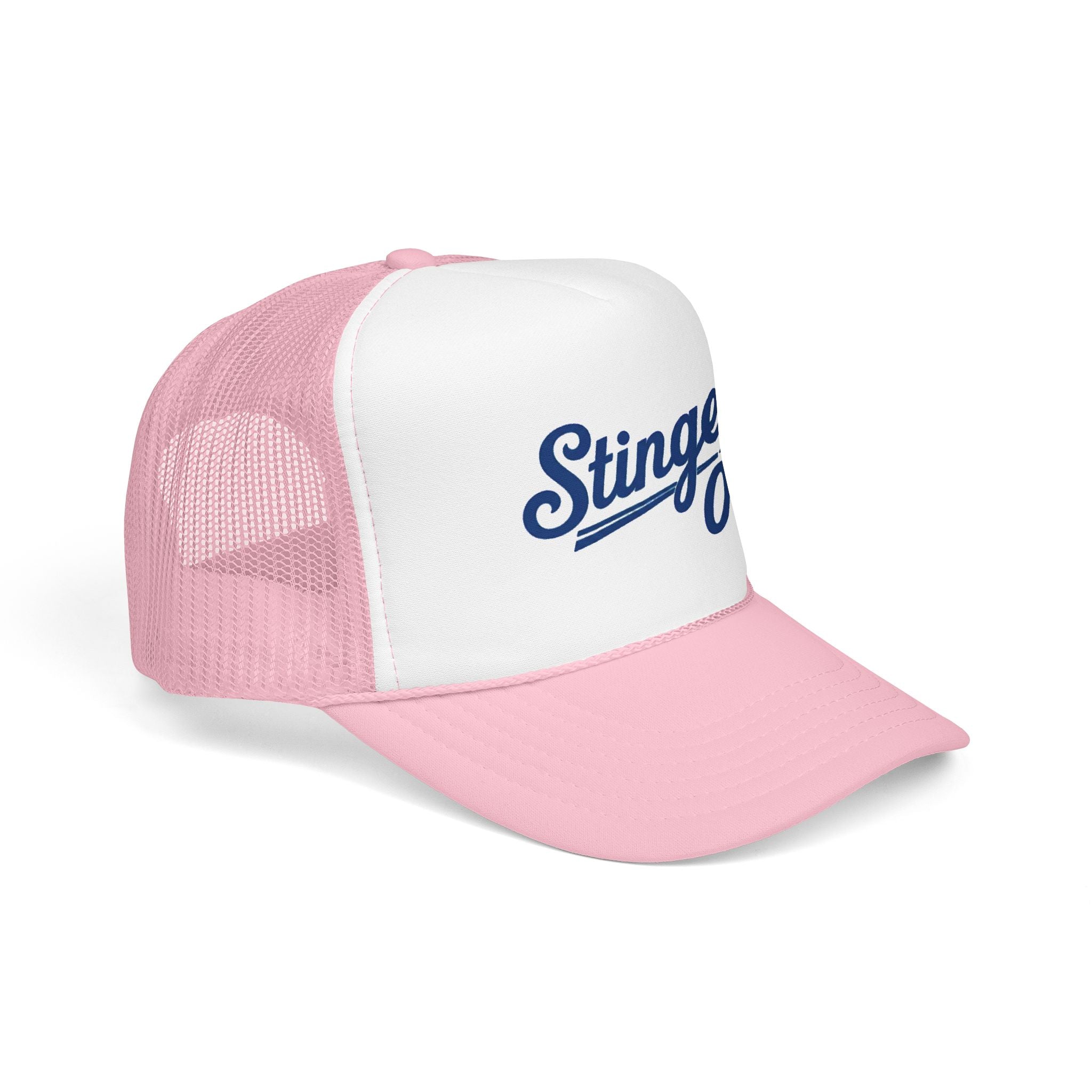 Stingers 00 Foam Trucker Hat — Retro Sports Mesh Cap