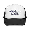 Analog Soul Trucker Hat — Retro Music-Inspired Foam Mesh Cap | Noorve | Hats