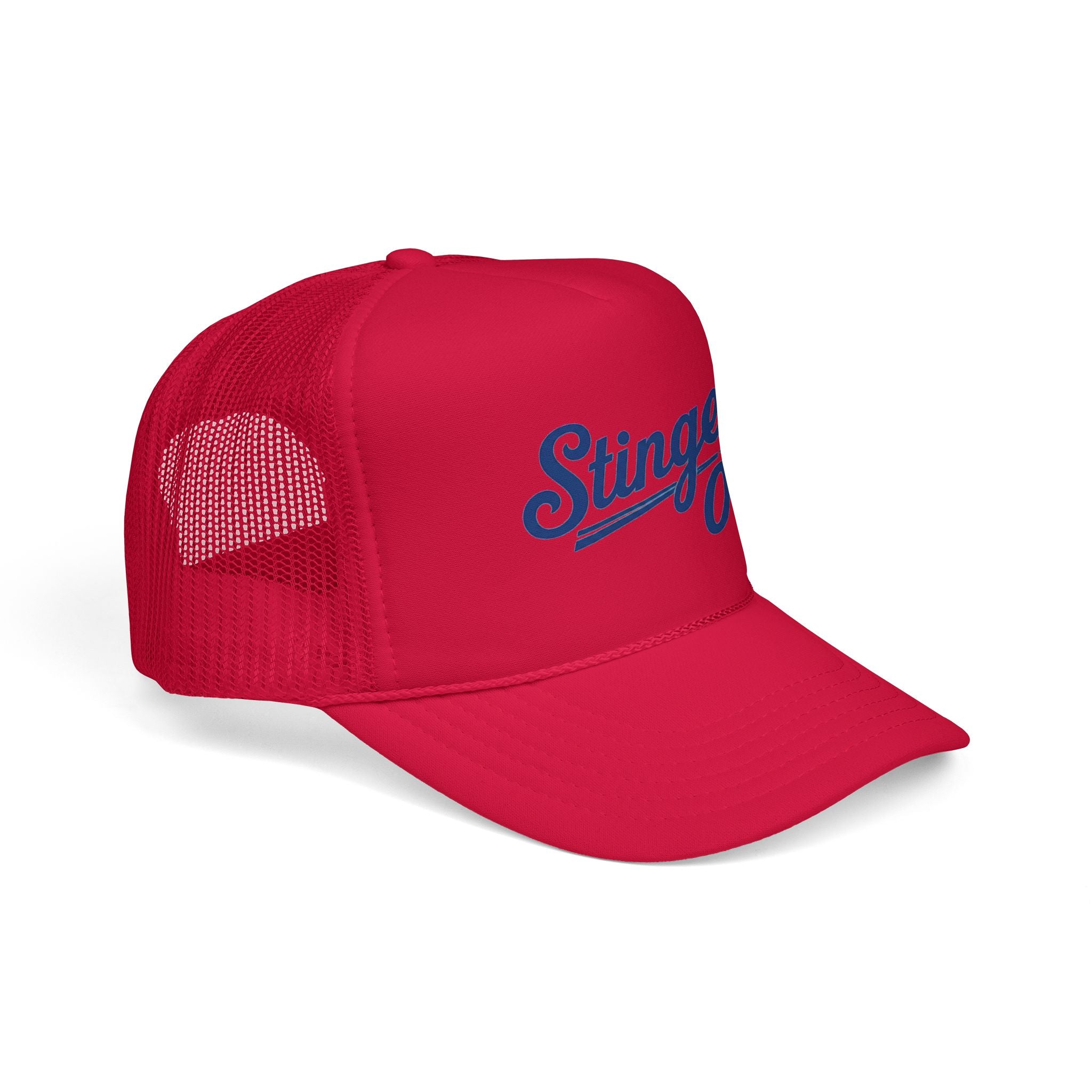 Stingers 00 Foam Trucker Hat — Retro Sports Mesh Cap
