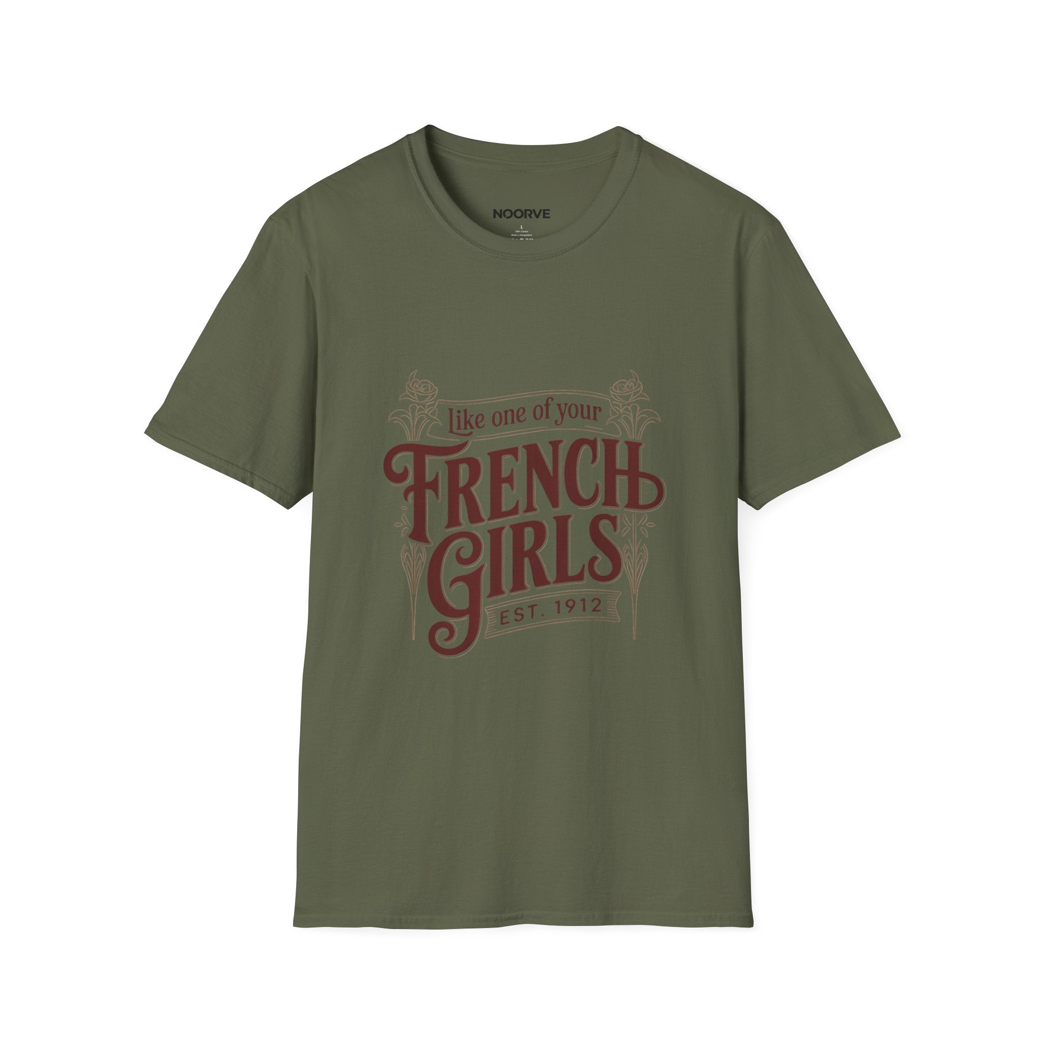 French Girls T-Shirt — "Like One of Your French Girls" Vintage Script Tee